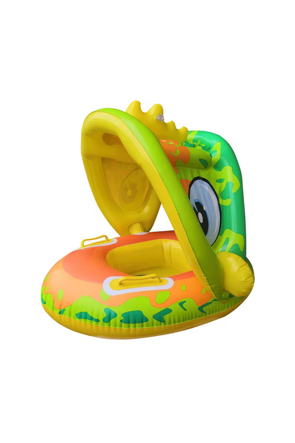 GRSTOYS DİNOZOR ŞEKİLLİ, GÜNEŞ KORUMALI BEBEK YÜZME SİMİDİ