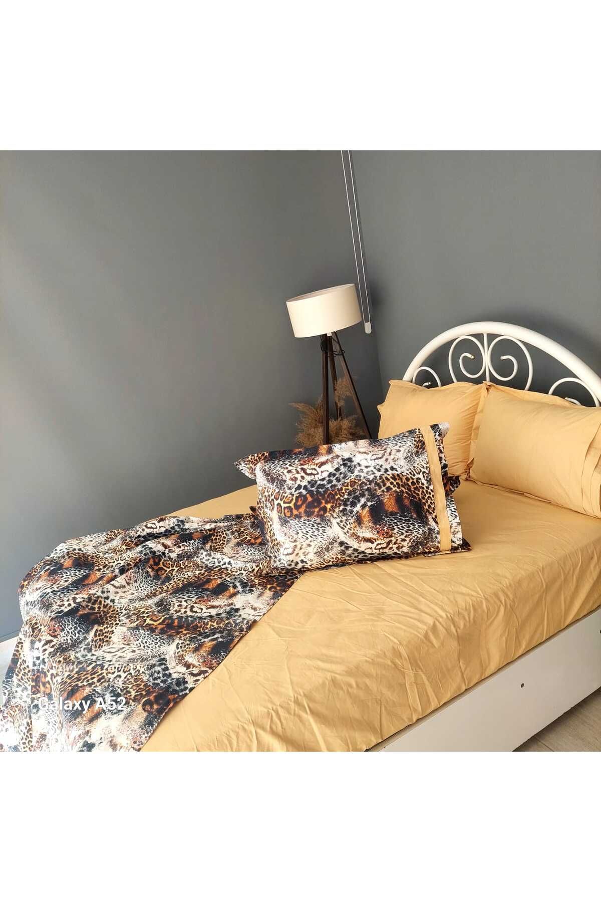 NEDA HOME-Double Personality Digital Print Leopard Patterned Bedding Set 2