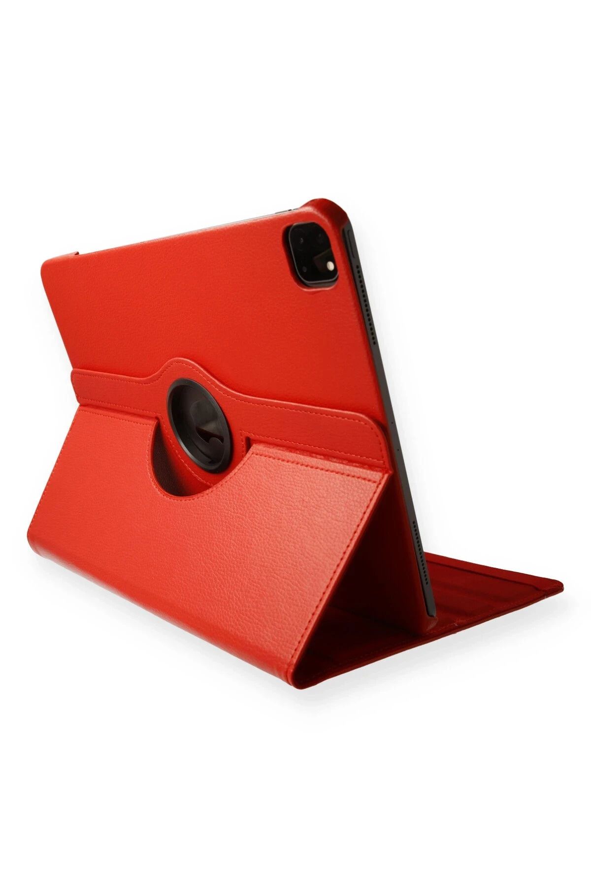 NewFace iPad Pro 11 (2020) Kılıf 360 Tablet Deri Kılıf - Kırmızı JOJUA