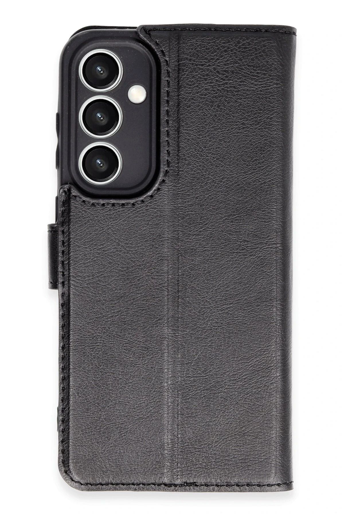 NewFace Samsung Galaxy S23 FE Kılıf Trend S Plus Kapaklı Kılıf - Siyah HNZRN