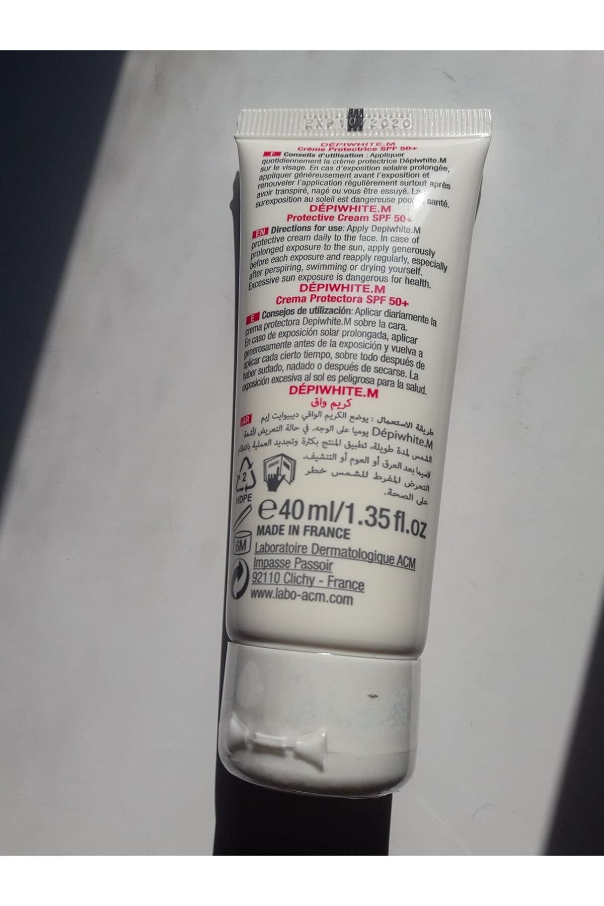 ACM-Depiwhite Cream SPF 50 Transparent - 40ml 8
