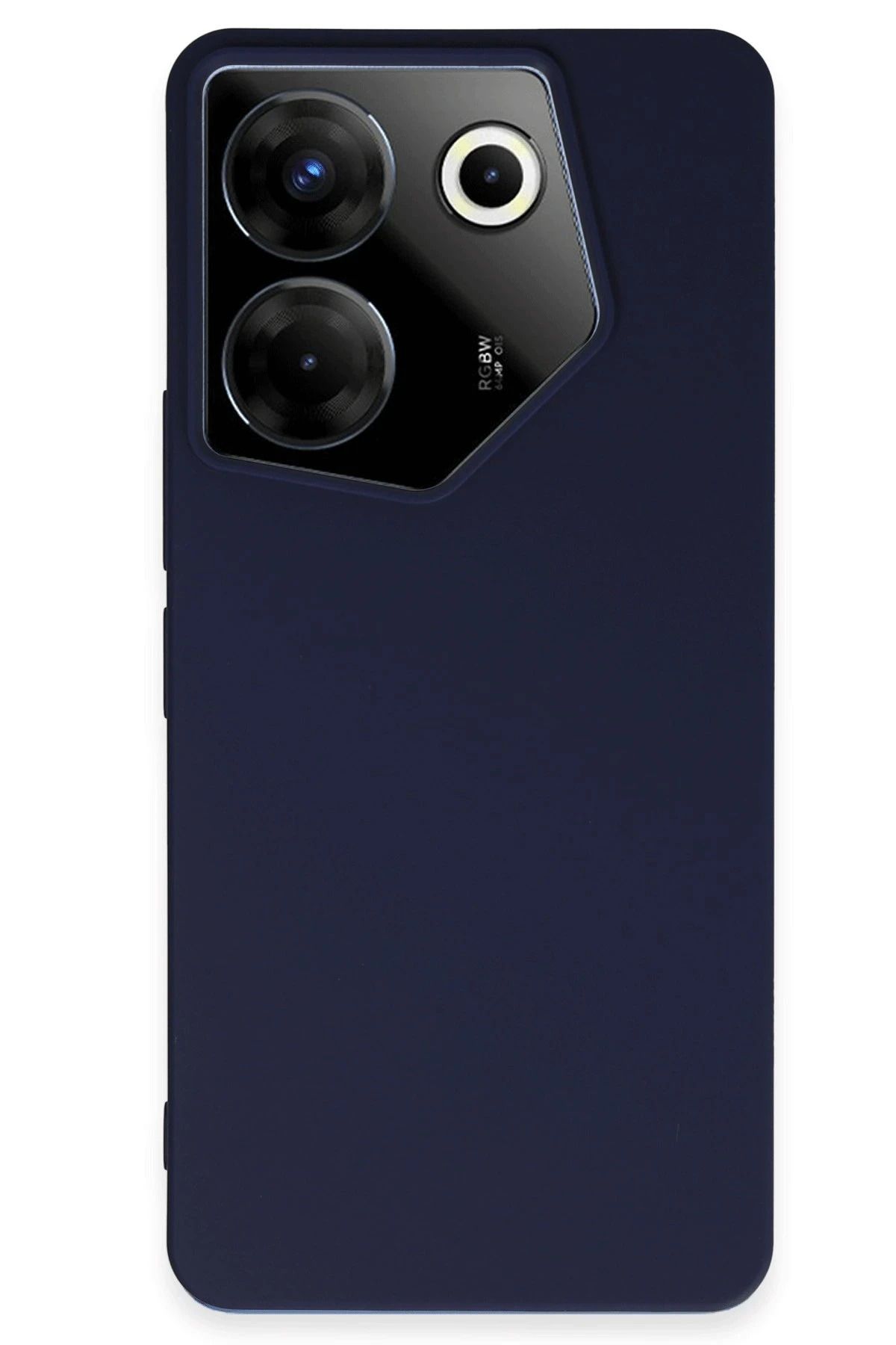 NewFace Tecno Camon 20 Pro 5G Kılıf First Silikon - Lacivert INSLM