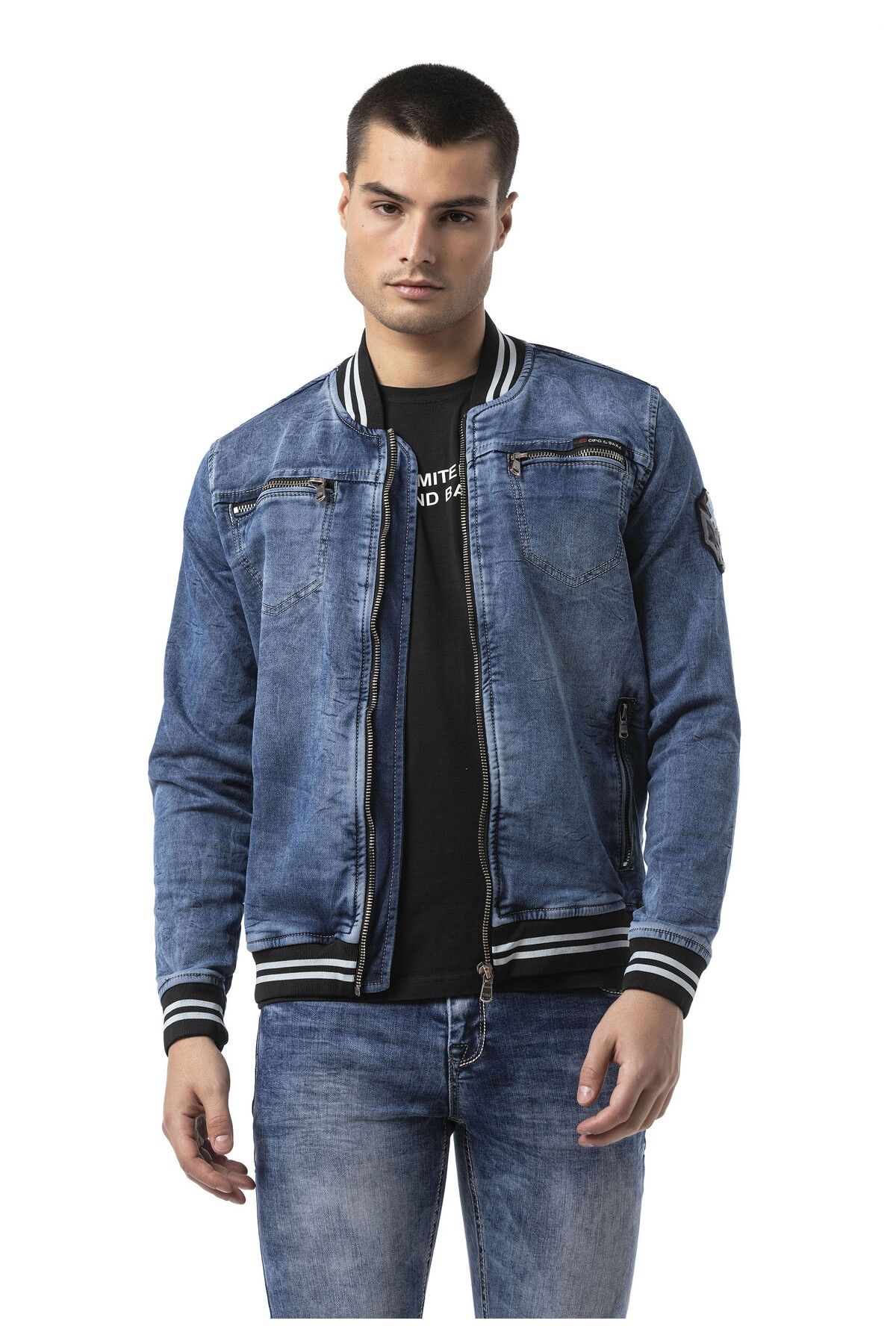 Cipo & Baxx CJ310 Rebel Stitch Icon Men Jacket