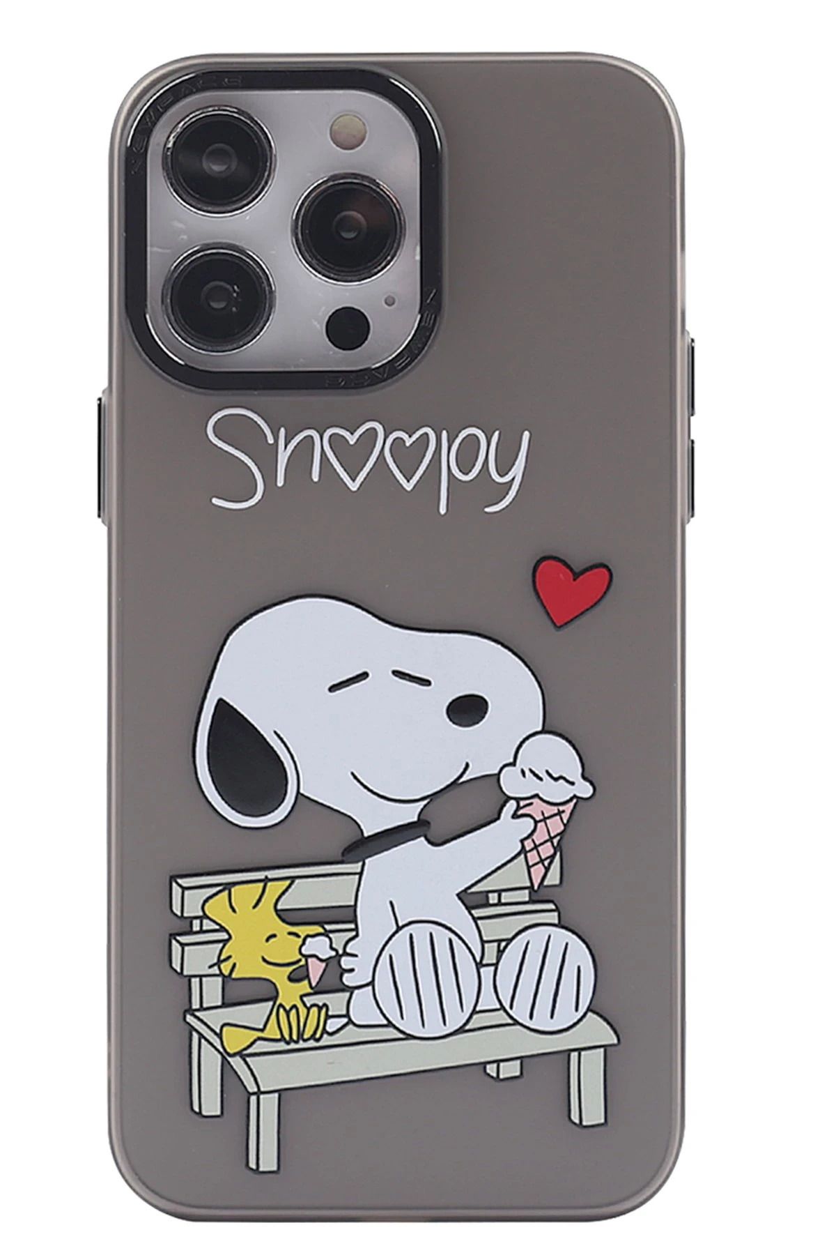 NewFace iPhone 14 Pro Max Kılıf Prada Desenli Kapak - Prada Siyah - 2 FLKRY