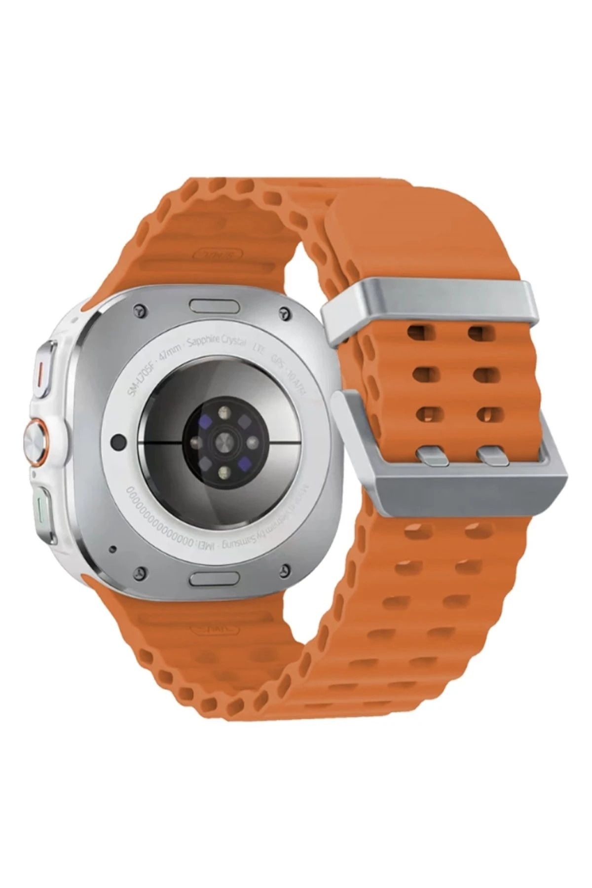 NewFace Watch 7 Ultra KR417 Rug Silikon Kordon - Turuncu INSLM