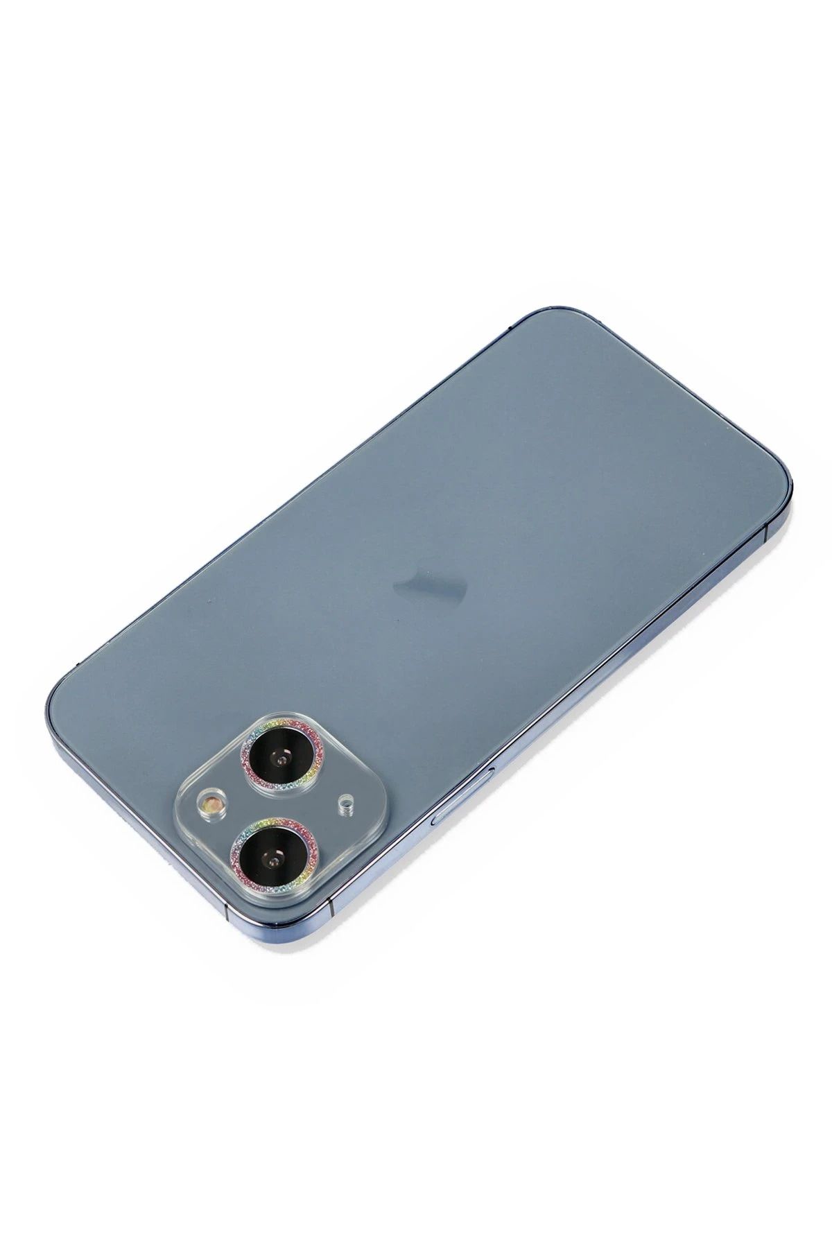 NewFace iPhone 13 Shine Kamera Lens Koruma Cam - Rainbow DRSTR