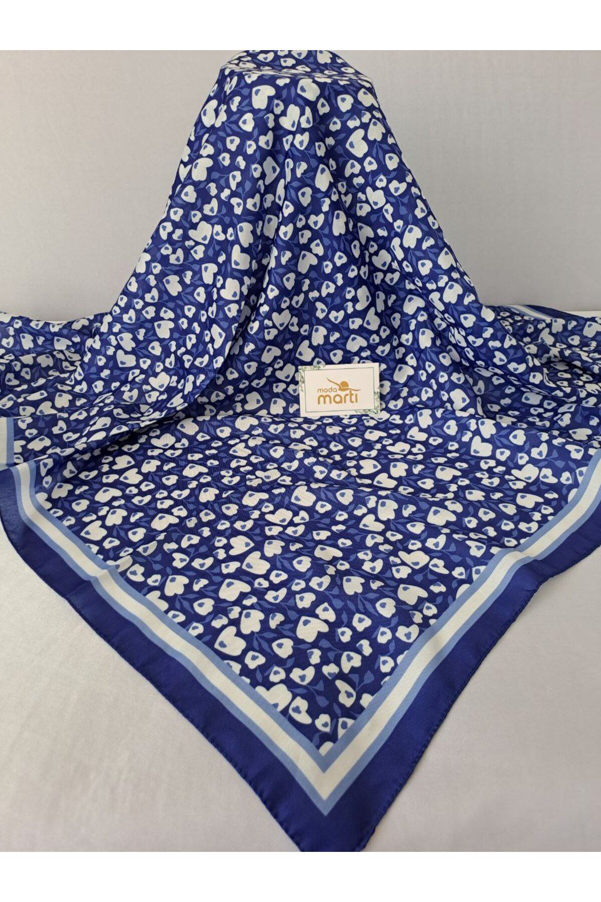 Modamartı KALP YONCA DESEN SOFT EŞARP 90*90