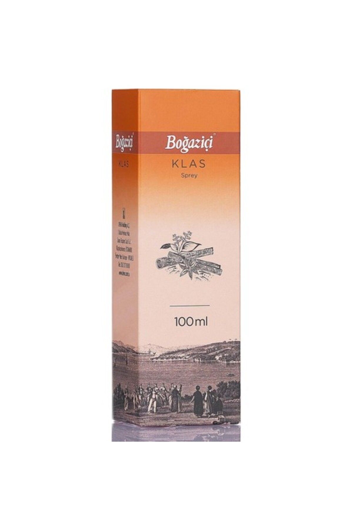 Boğaziçi Kolonya Sprey Cam Klas 100ml