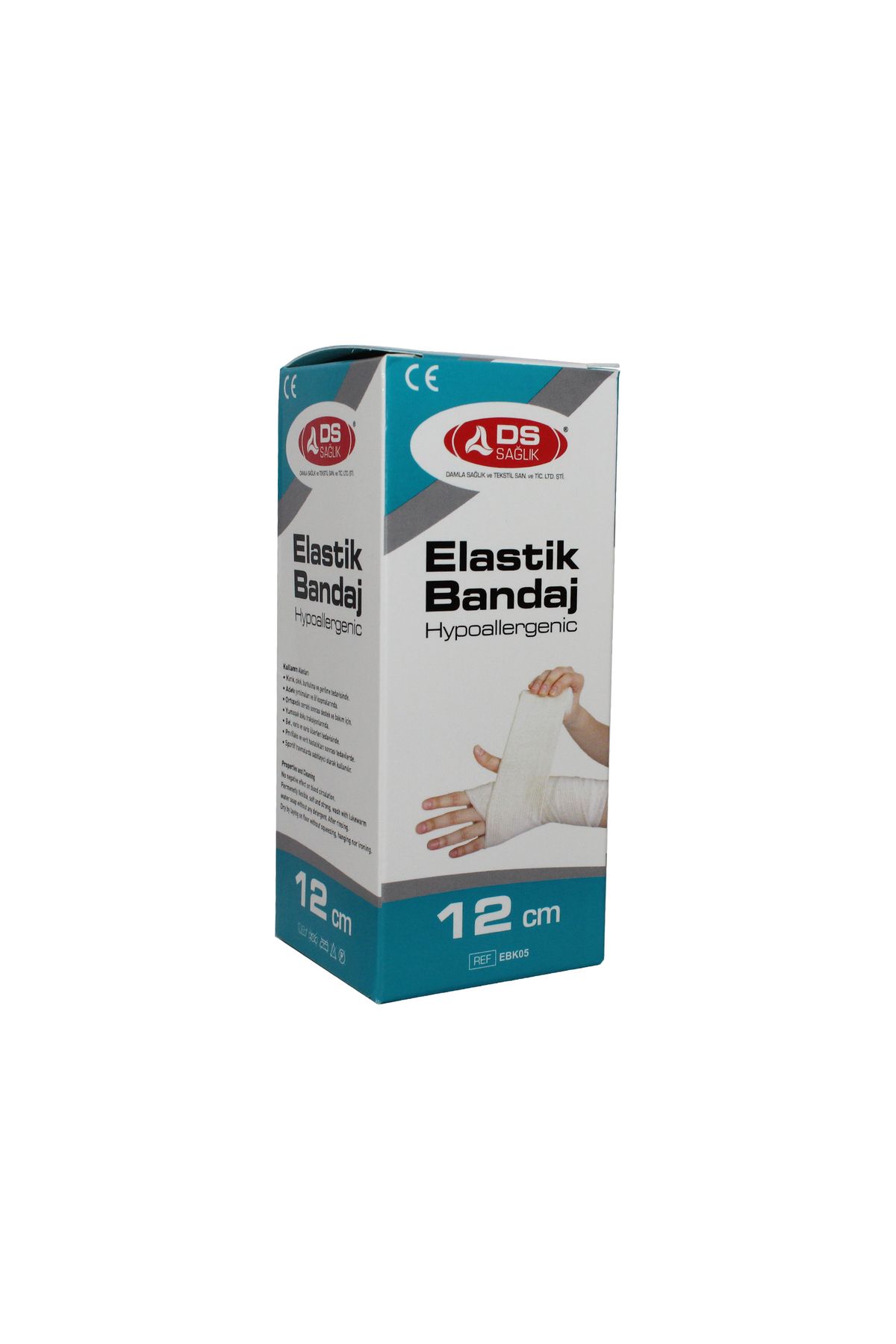 DS Sağlık Elastık Bandaj 12 Cm 200 Dsplus