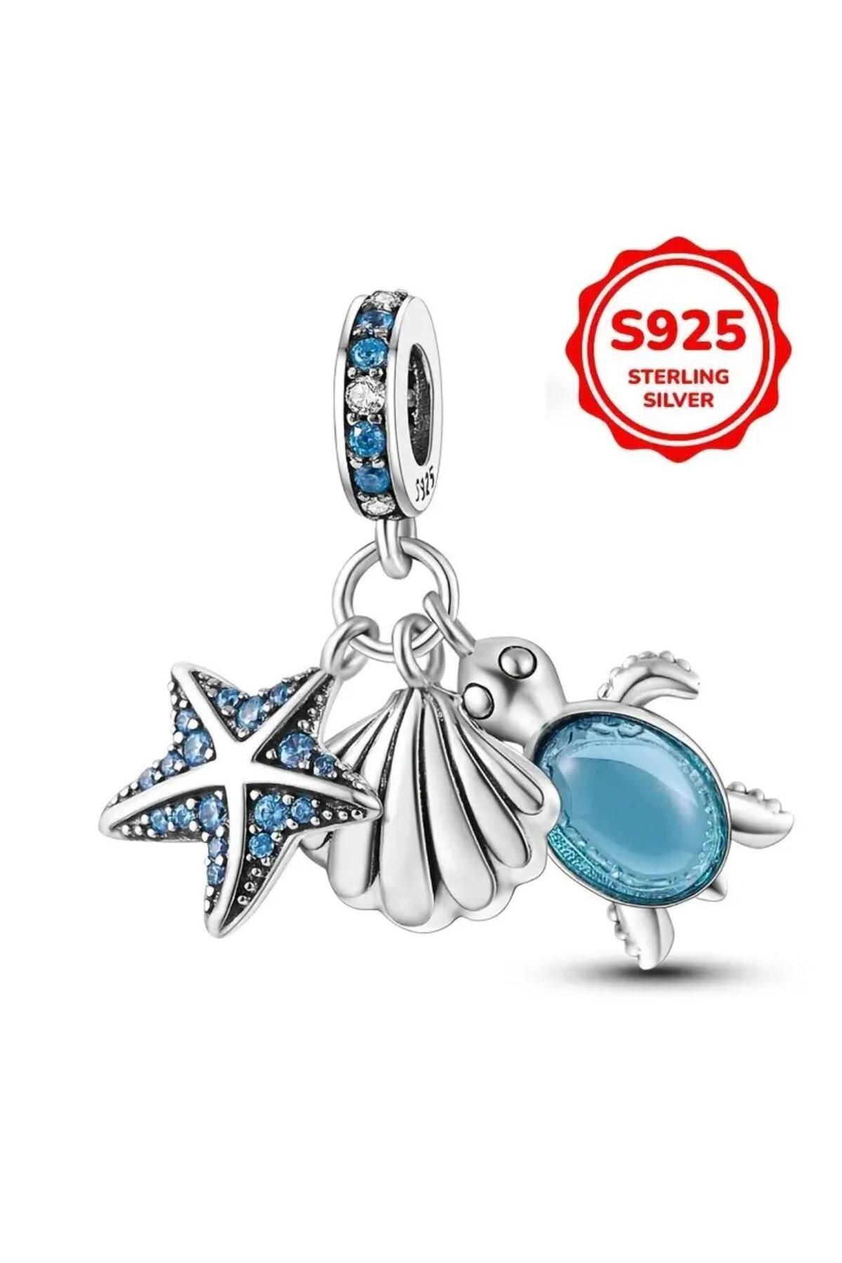 Tasarım CIELINE Deniz Rüyası Charm - 925 Ayar Gümüş
