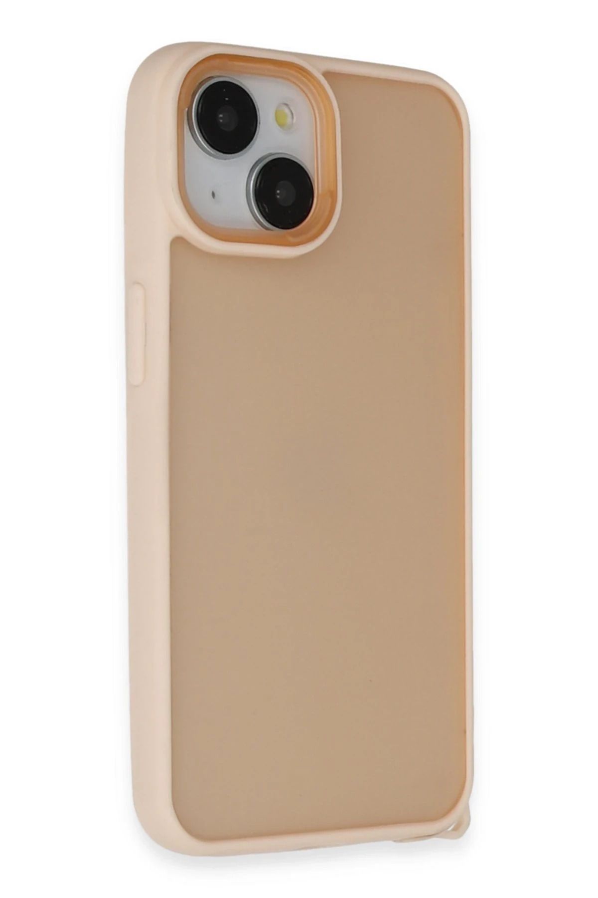 NewFace iPhone 15 Kılıf Elegant Kapak - Pudra NRMSA
