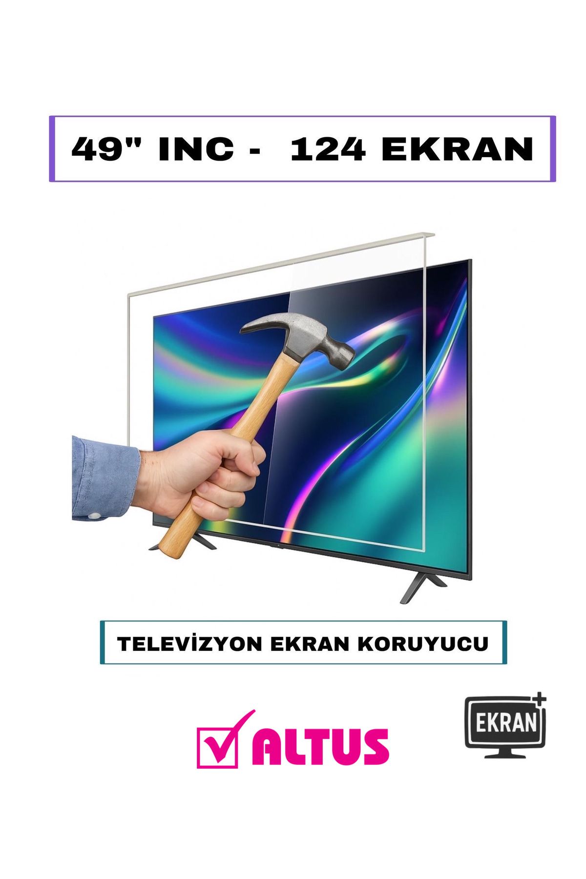 DKM Protect Altus 49" Inç 124 Ekran Tv Ekran Koruyucu Tüm Modeller