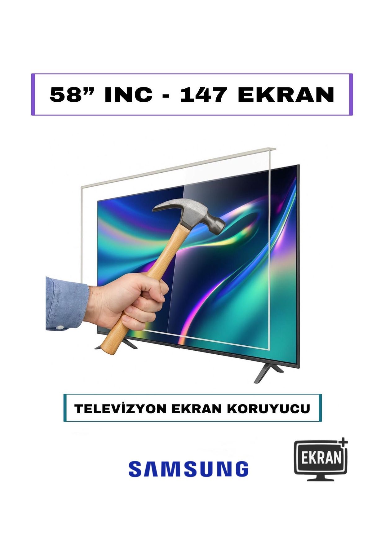 DKM Protect Samsung 58" Inç 147 Ekran Tv Ekran Koruyucu Tüm Modeller