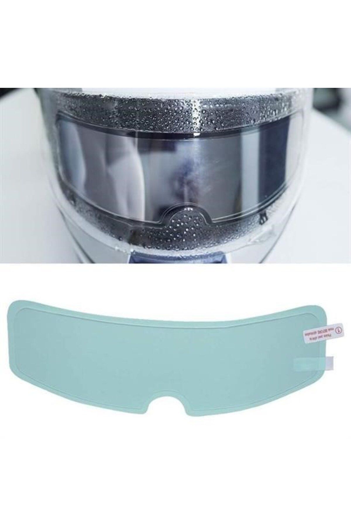 blueb ® Buğu Önleyici Motosiklet Kaskı Vizörü Su Geçirmez Dayanıklı Çizik Koruma Lens Filmi
