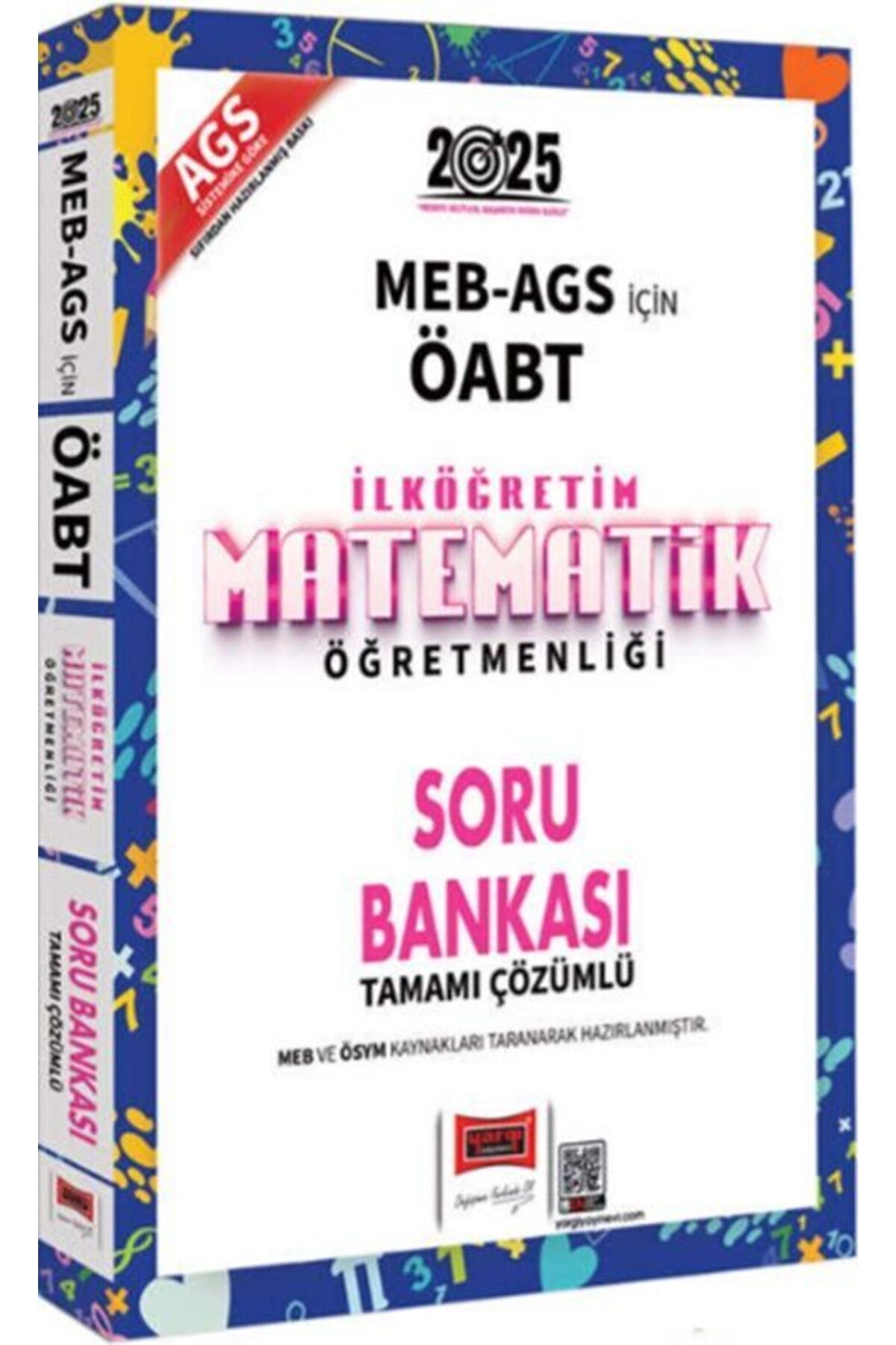 Yargı Yayınları Yargı Yayınları 2025 MEB AGS ÖABT İlköğretim Matematik Öğretmenliği Tamamı Çözümlü Soru Bankası