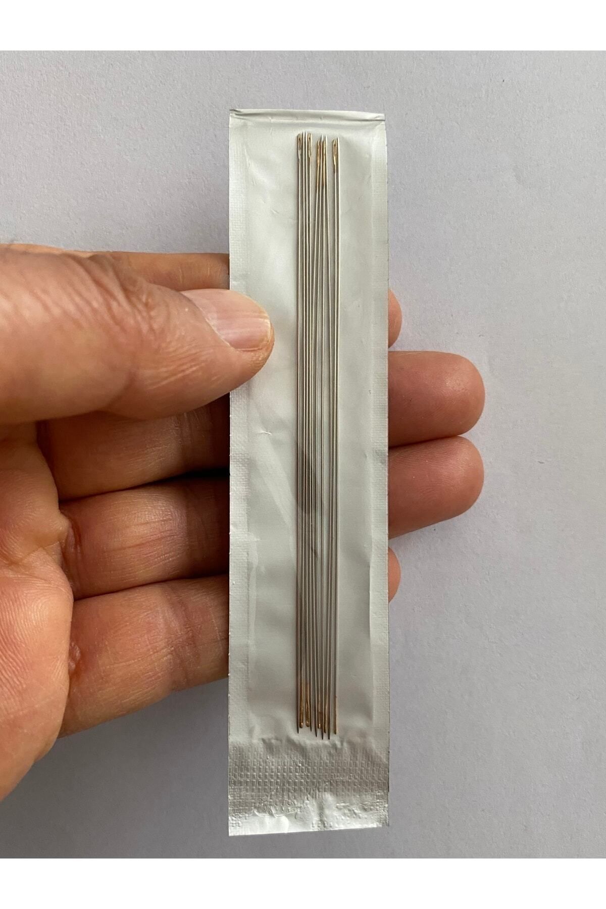 Öztürk-Sand, Prison, Adana Bead, Etc. Stringing Bristle Needle. 10cm. Package in Package: 10 Pieces. 2