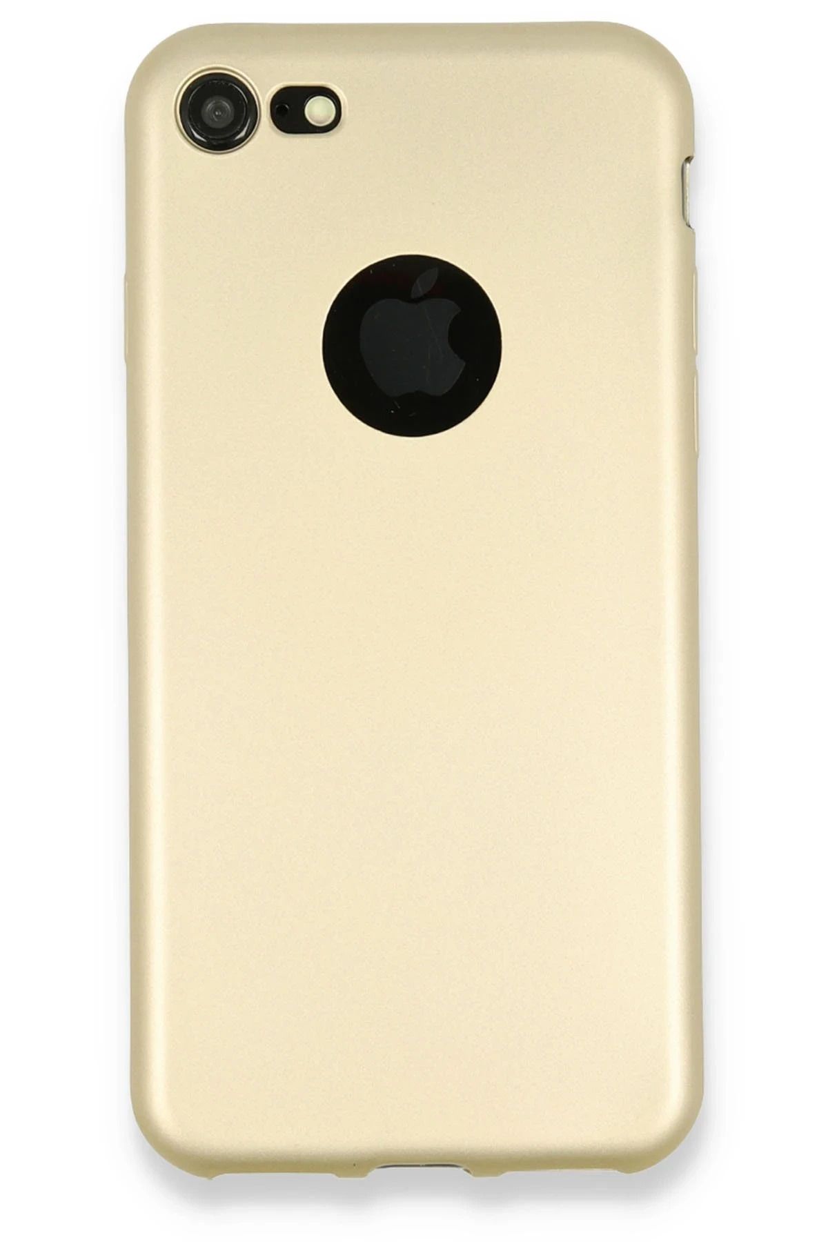 NewFace iPhone 7 Kılıf First Silikon - Gold NRMSA