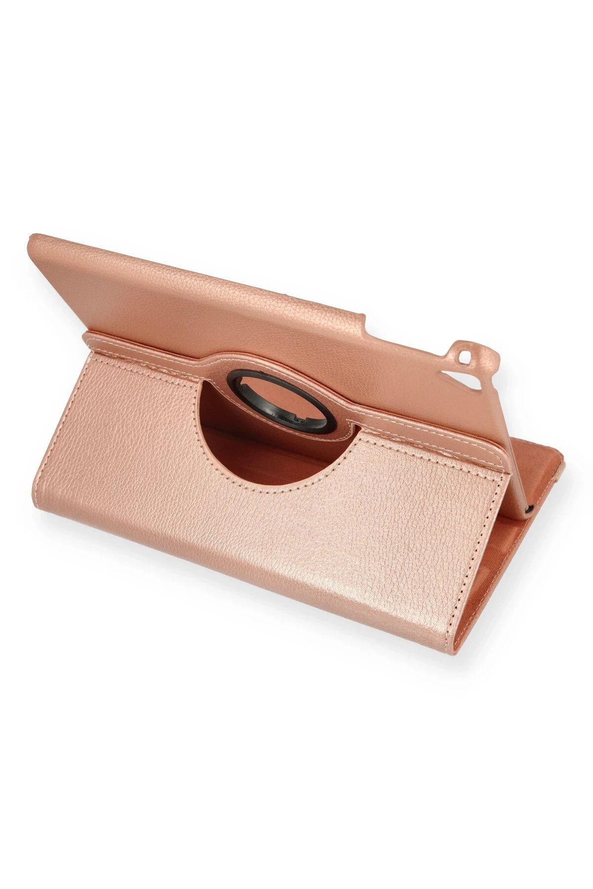 NewFace iPad 9.7 (2018) Kılıf 360 Tablet Deri Kılıf - Rose Gold INSLM
