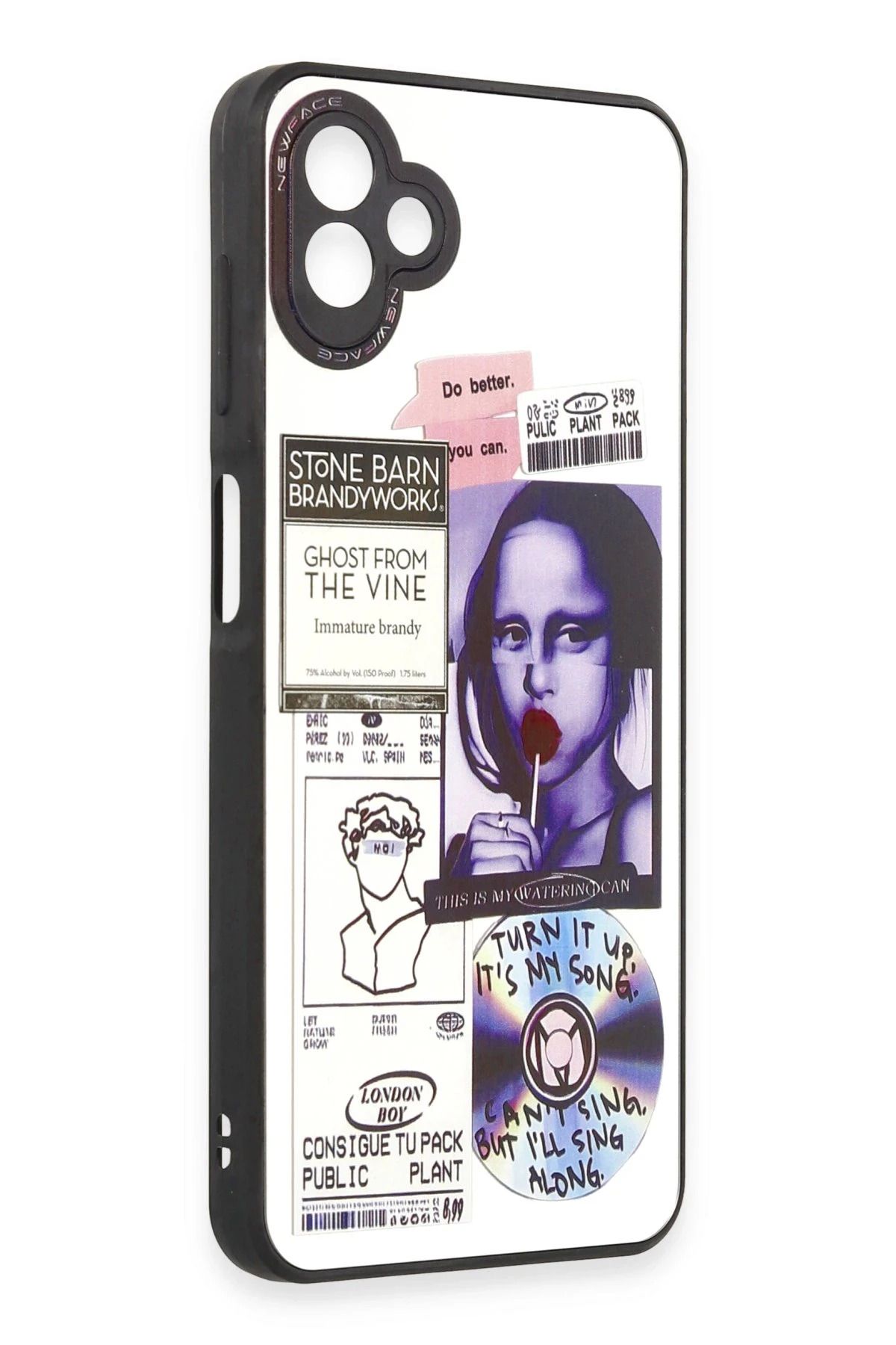 NewFace Samsung Galaxy A04 Kılıf Mirror Desenli Kapak - Mirror - 2 FLKRY