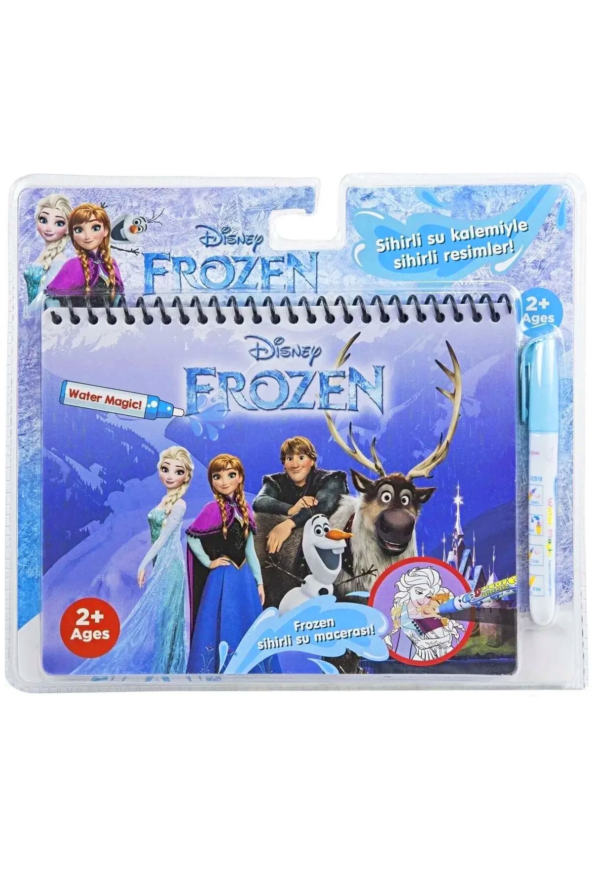 a v d a Frozen Disney Elsa Anna Su Ile Sihirli Boyama Kitabı Su Kalemi Water Painting Water Magic Book