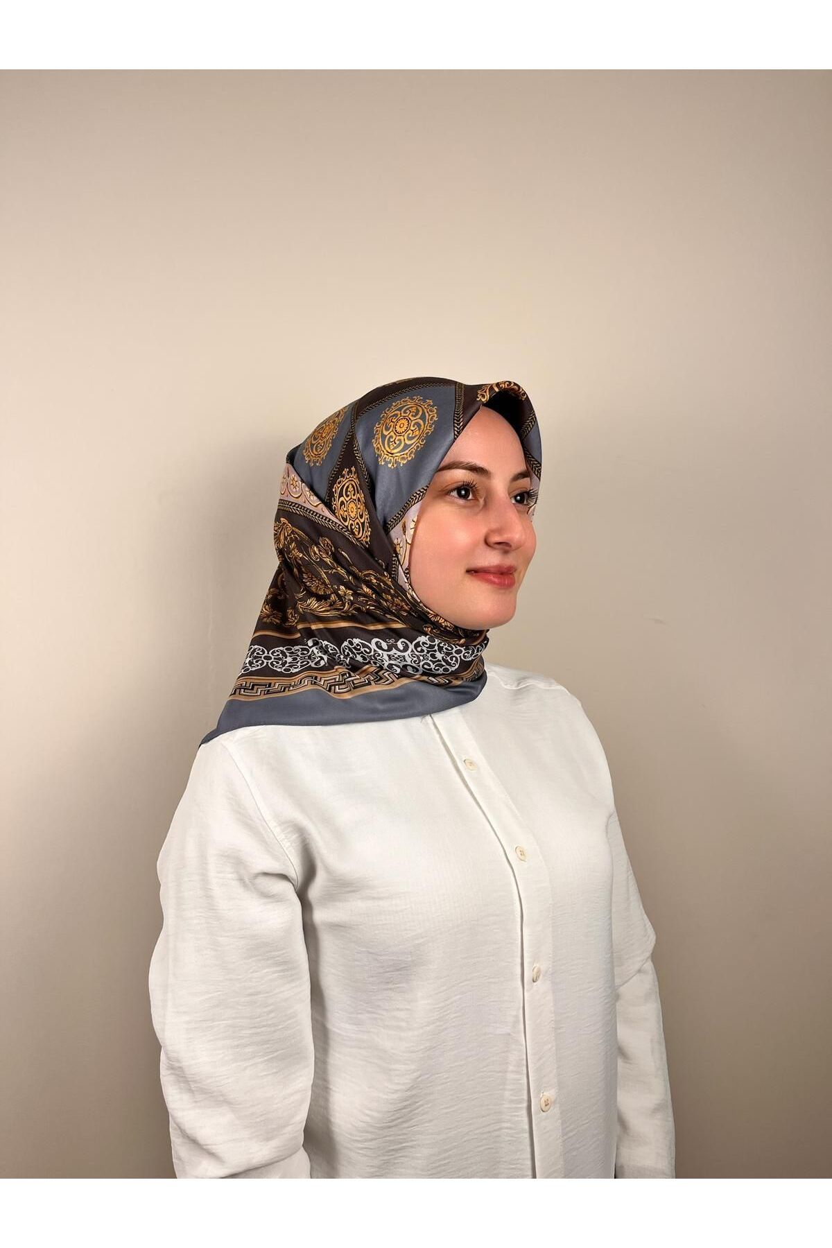 Azrina Etnik Desen Soft Eşarp