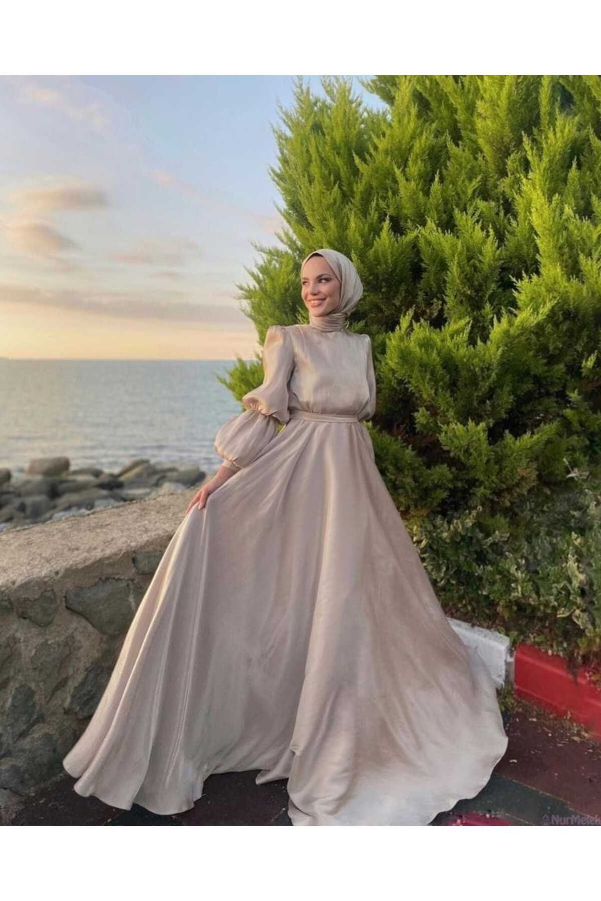 İnci helen model tesetür abiye