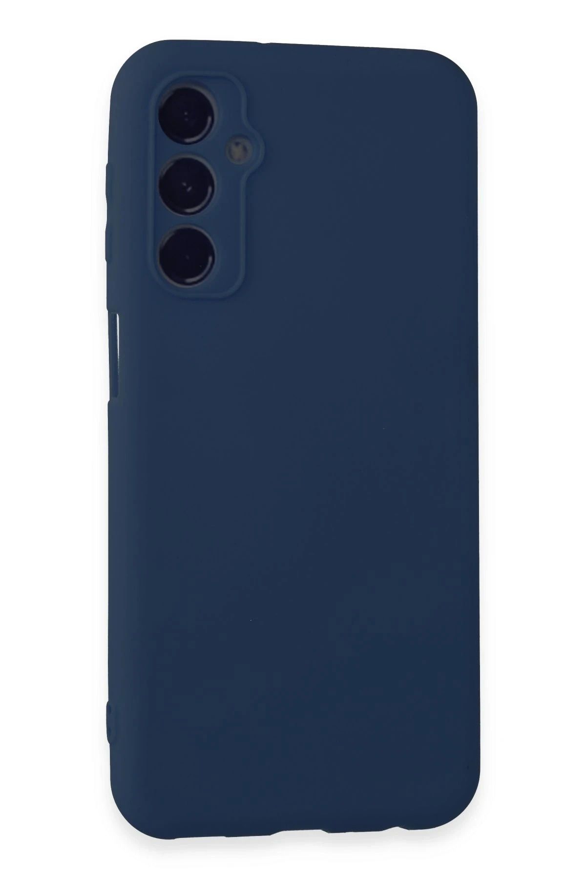 NewFace Samsung Galaxy M34 5G Kılıf First Silikon - Lacivert JOJUA