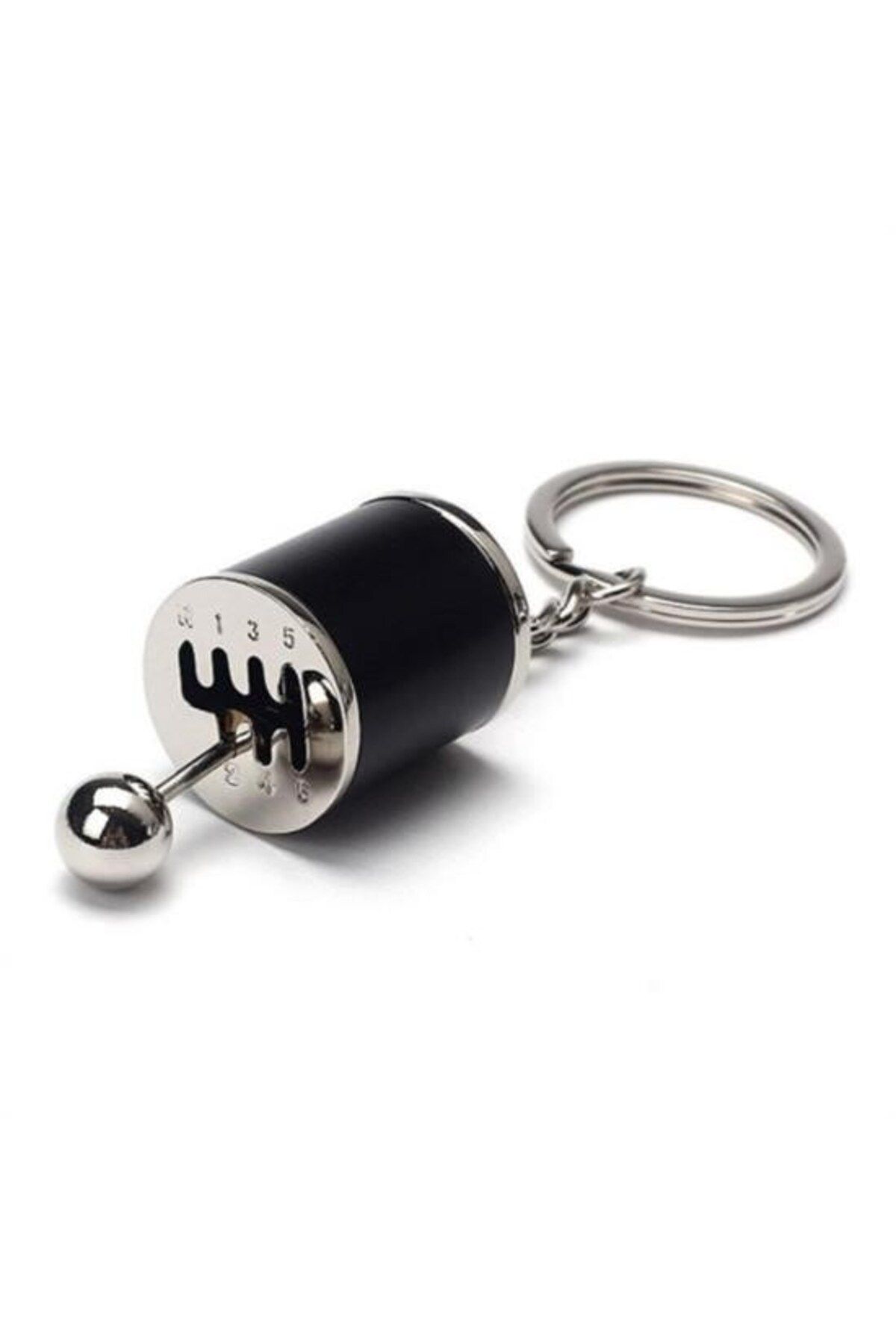 COLLECTİON Vites Anahtarlık Altı Hız Manuel Vites Dişli Shifter Topuzu Metal Anahtarlık