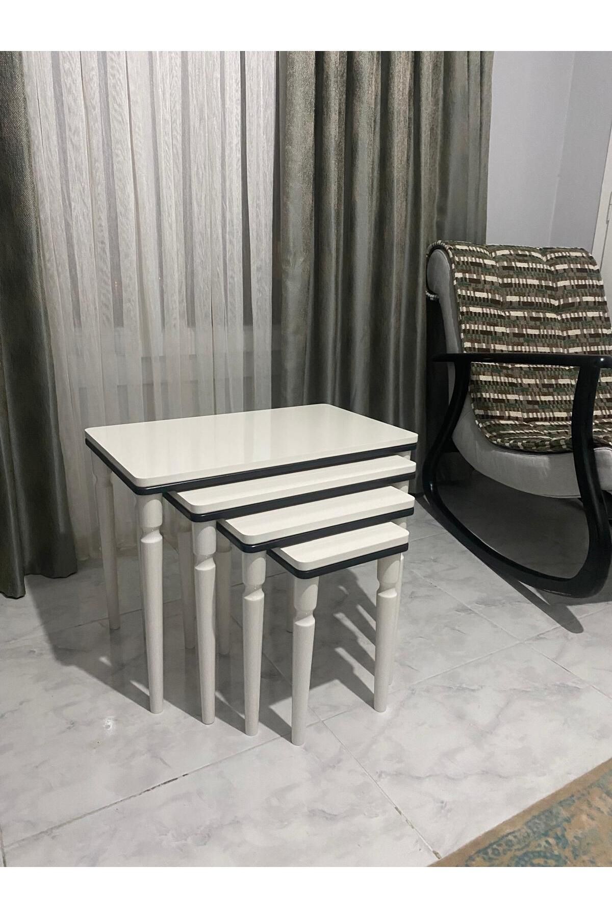 LUBAN AYLİ 4 LÜ SEHPA-YAN SEHPA-4 LÜ ZİGON