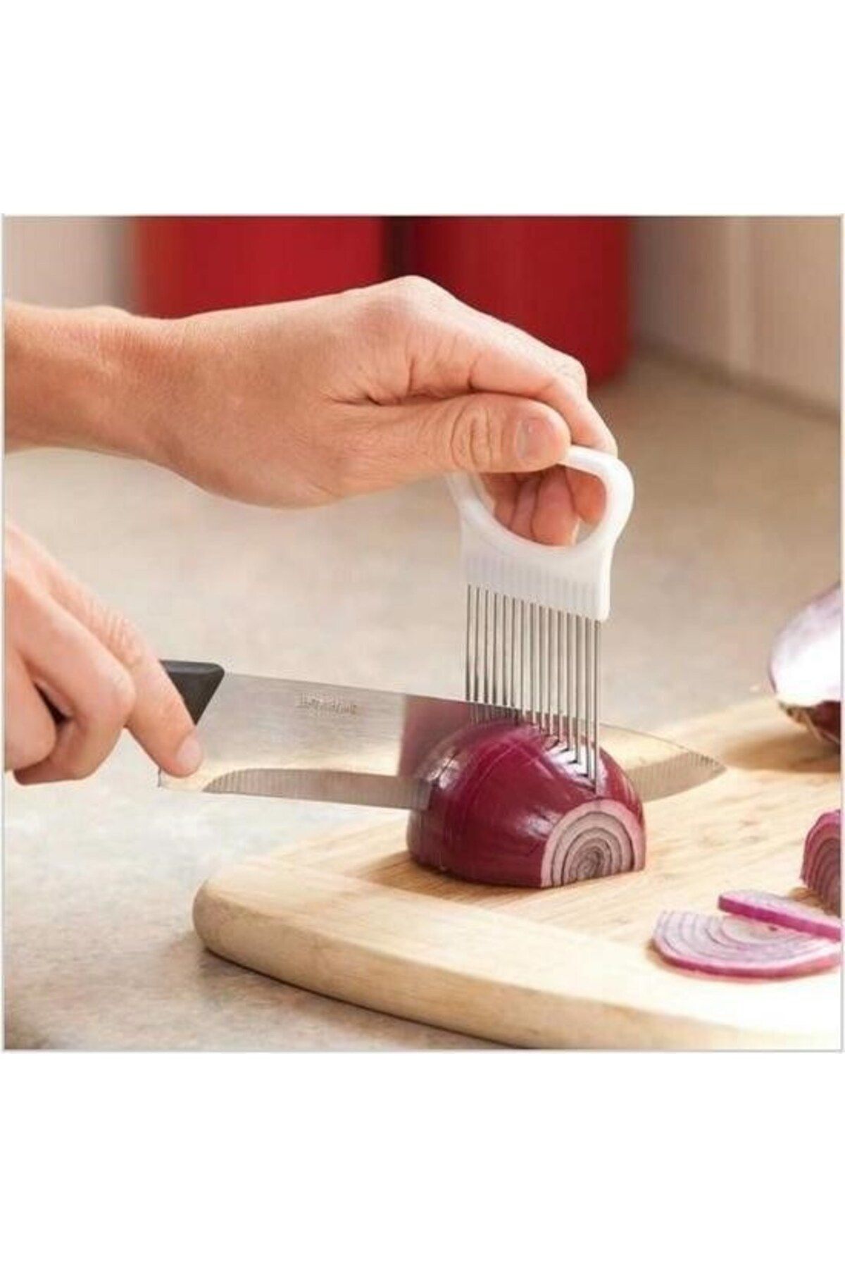 Nurum E Tİcaret BUFFER® Pratik Kolay Eşit Şekilde Sebze Kesme Dilimleme Aleti Aparatı