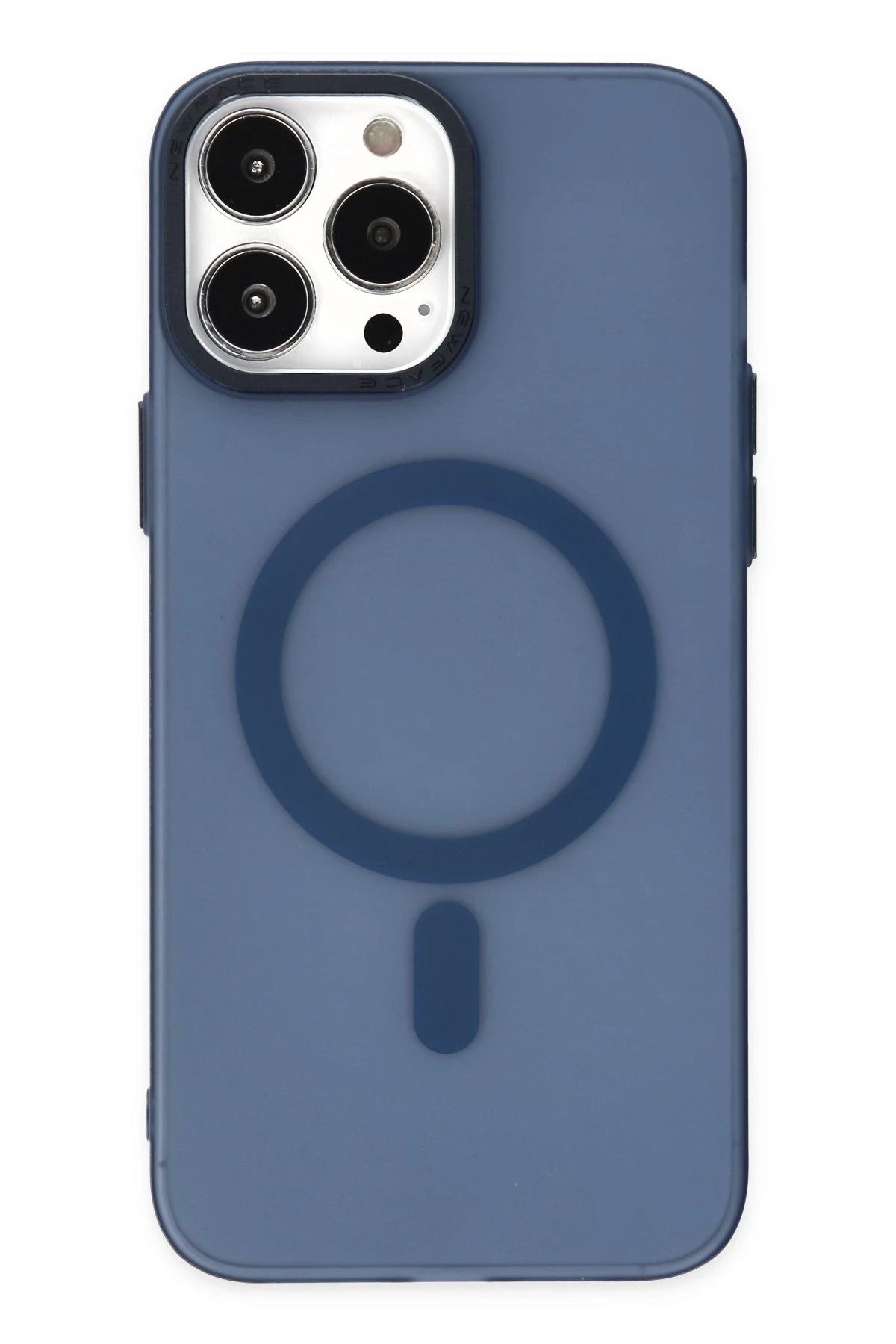 NewFace iPhone 14 Pro Kılıf Lodos Magneticsafe Mat Kapak - Mavi JOJUA