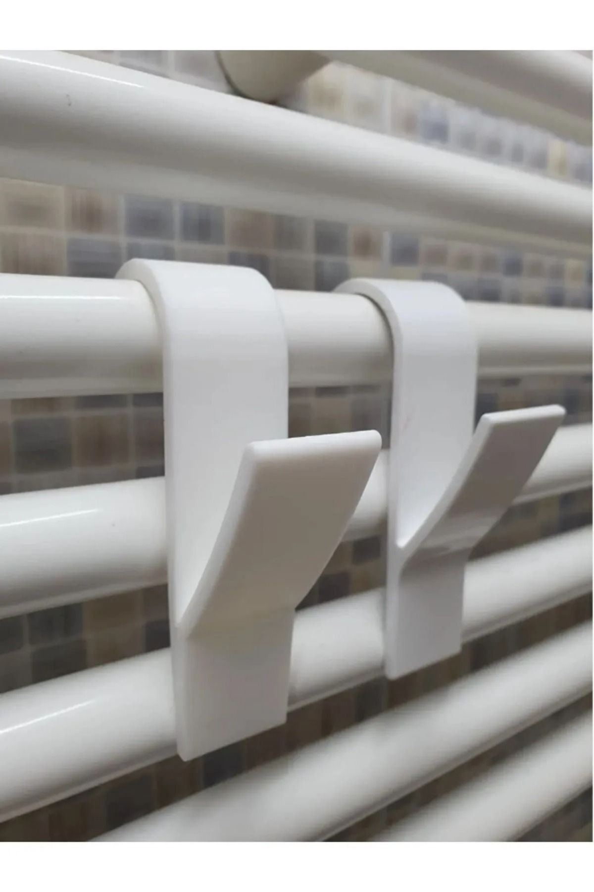 Filkorium3D Havlupan Askılık 2 Adet Havlu Askısı - BANYO DÜZENLEYİCİ - ASKI APARATI
