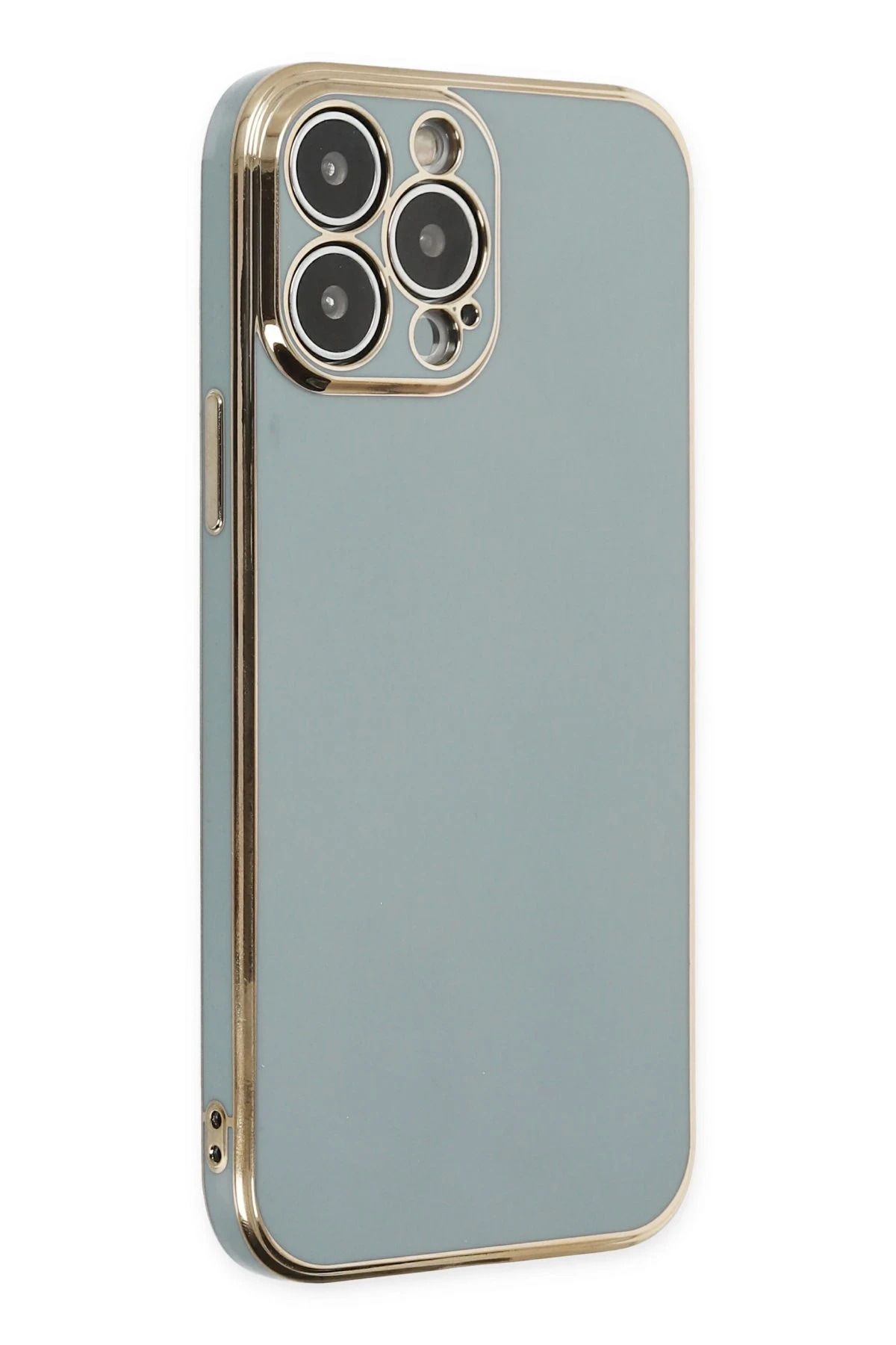 NewFace iPhone 14 Pro Kılıf Volet Silikon - Açık Yeşil BSTMY