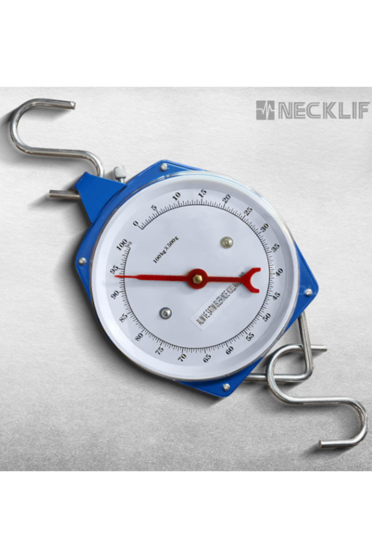 EMG HIRDAVAT İbreli Askı Terazi El Terazisi El Kantarı Analog El Tartısı (100KG/500GR)