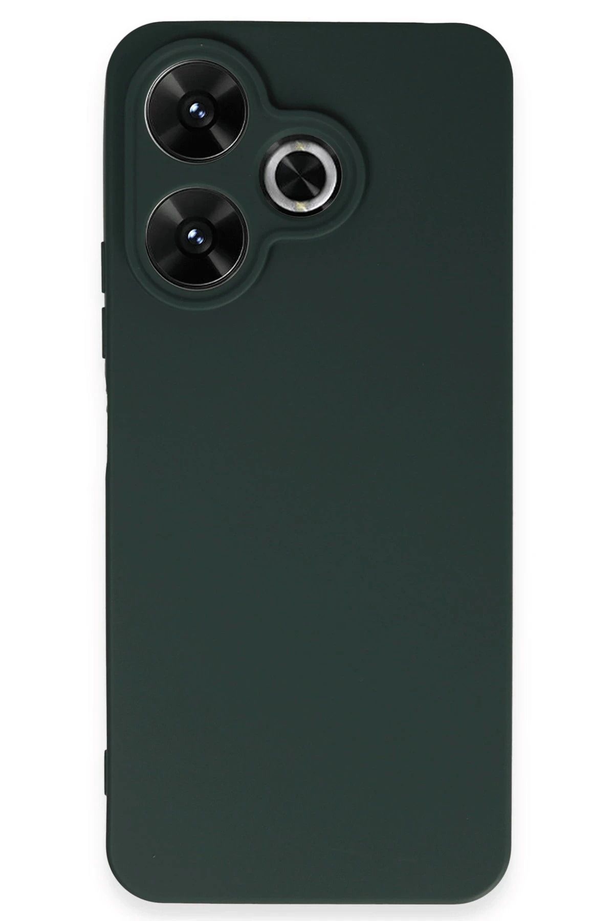 NewFace Xiaomi Redmi 13 4G Kılıf First Silikon - Koyu Yeşil HNZRN