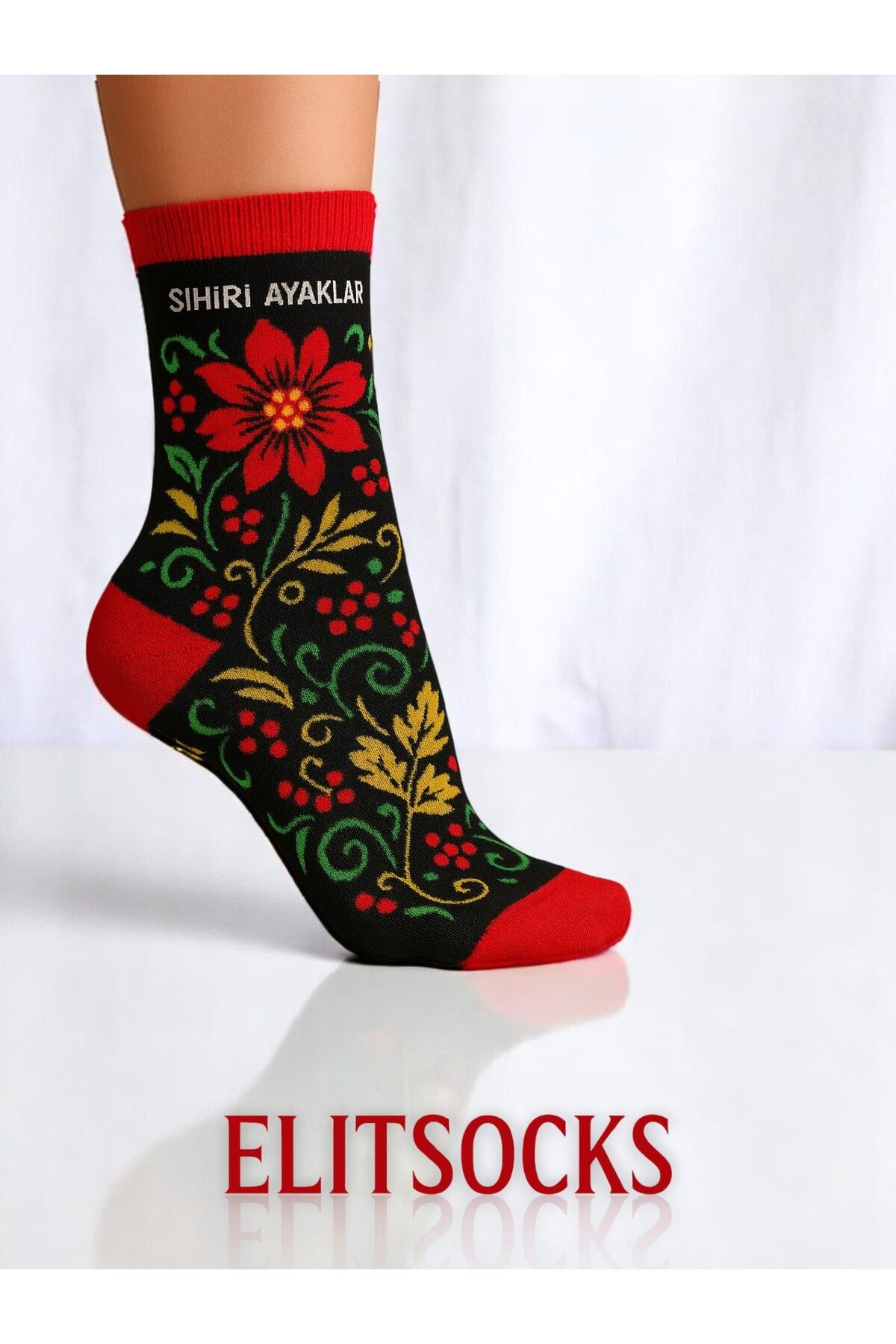 Koza Rengarenk Unisex Desenli Mis Kokulu Çorap