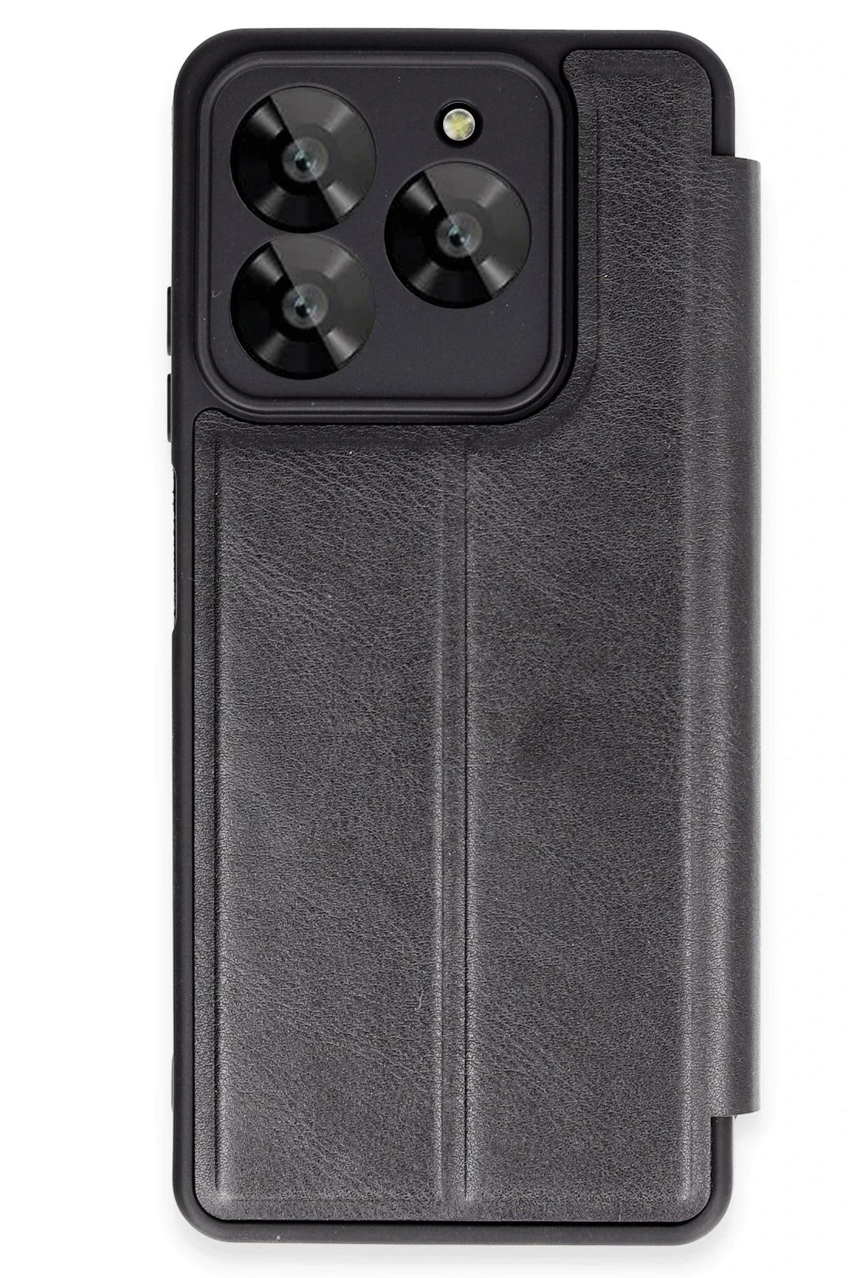 NewFace General Mobile Era 30 Kılıf Flip Cover - Siyah YNSMR