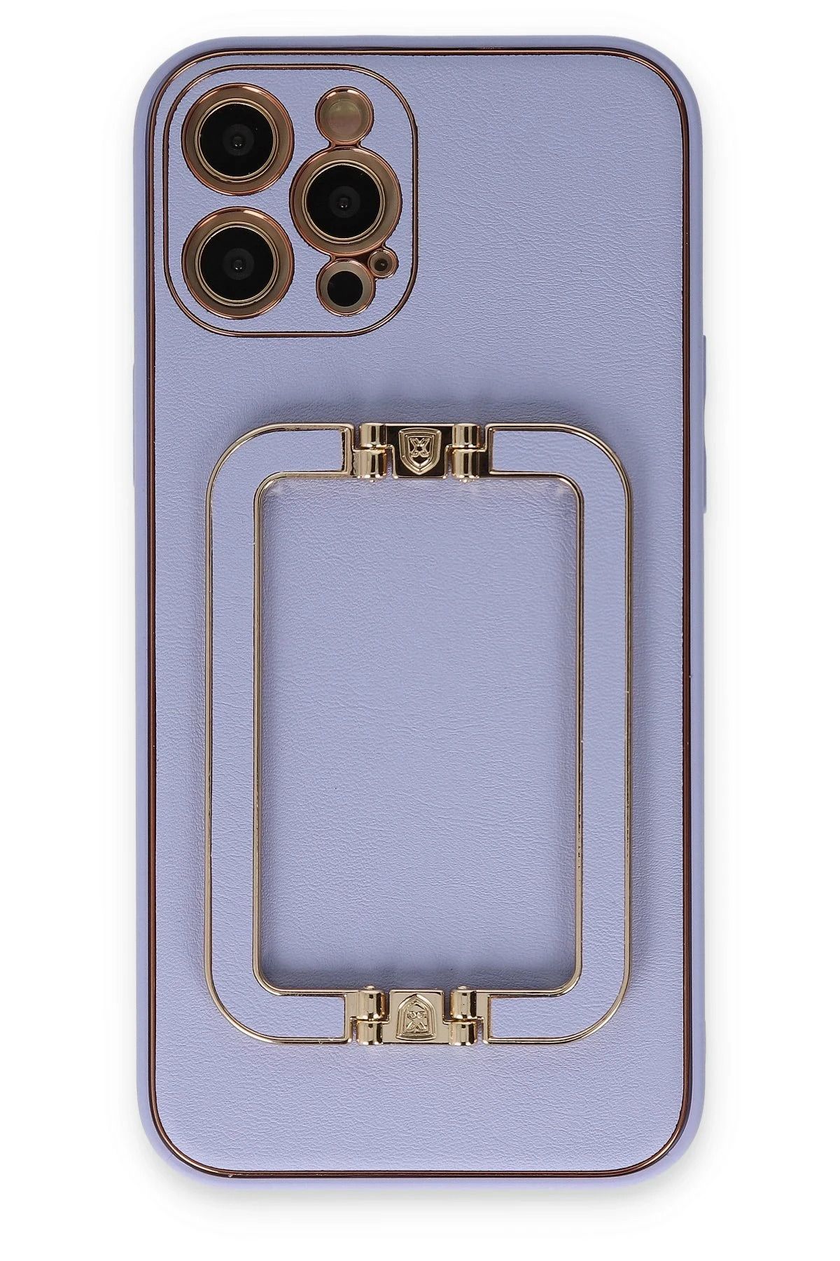 NewFace iPhone 12 Pro Kılıf Coco Elit Kapak - Lila HNZRN