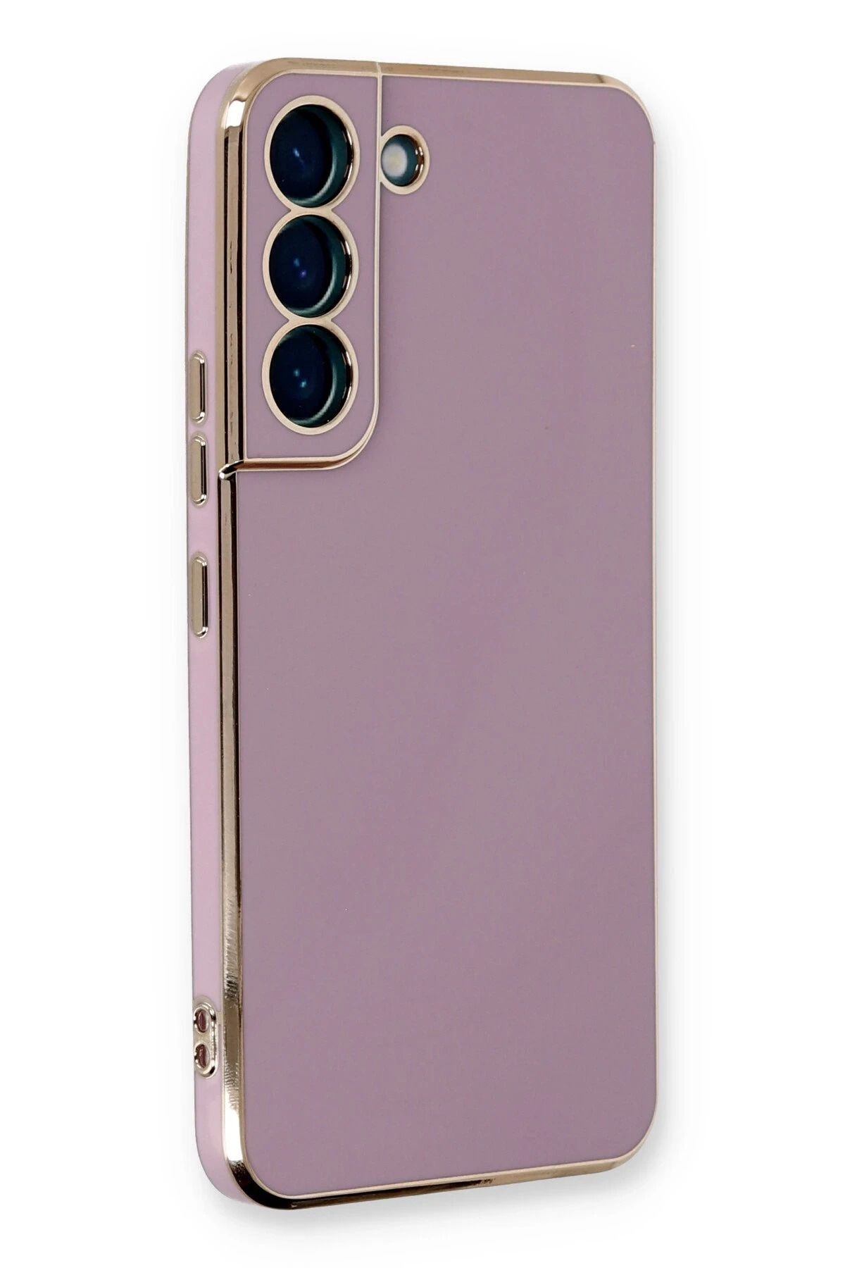 NewFace Samsung Galaxy S22 Plus Kılıf Volet Silikon - Mor JOJUA