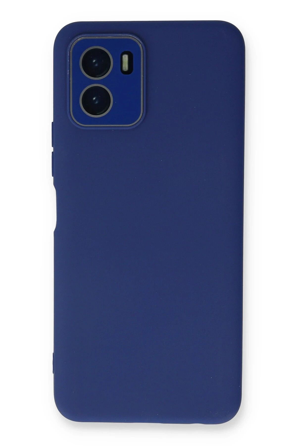 NewFace Vivo Y15S Kılıf Lansman Glass Kapak - Sky Blue FERRG