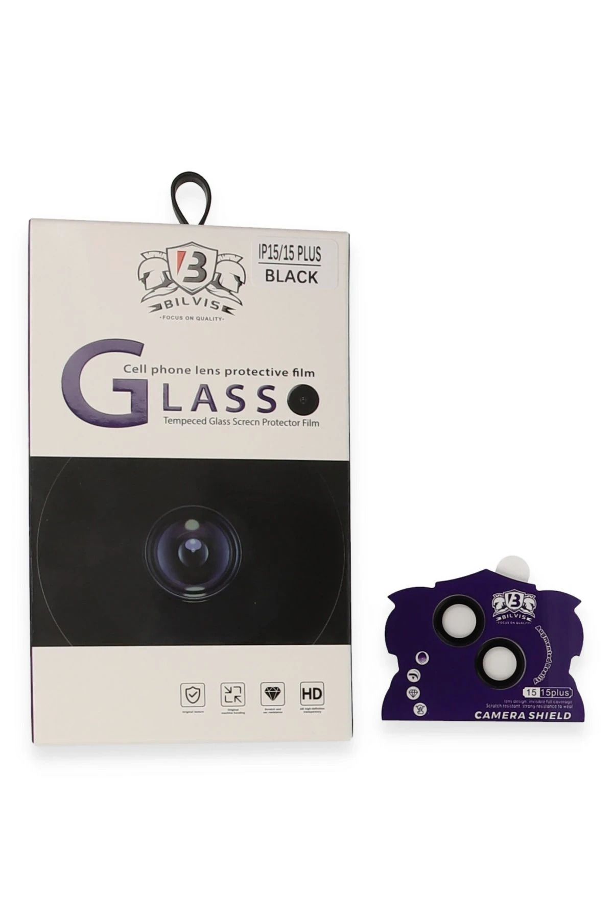 NewFace iPhone 15 Bilvis Titan Kamera Lens - Siyah DRSTR