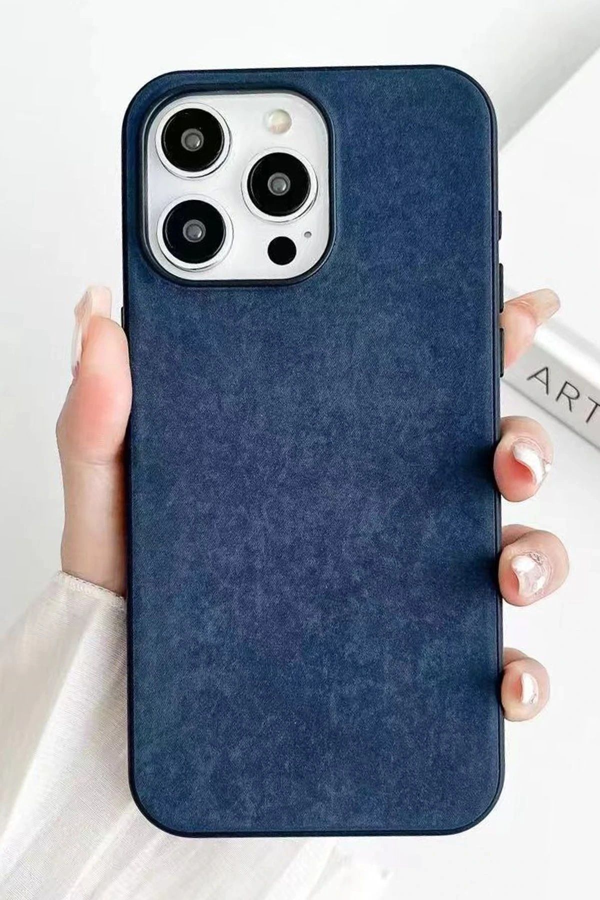 NewFace iPhone 15 Pro Kılıf Karen Magsafe Kapak - Lacivert JOJUA
