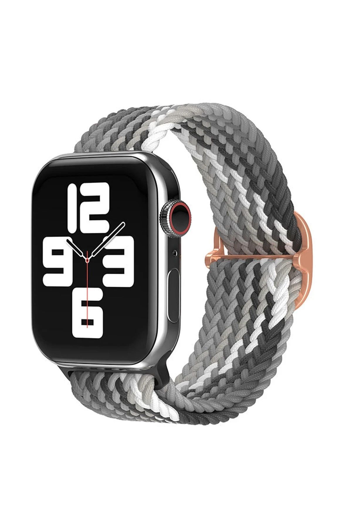 NewFace Apple Watch 42mm Star Kordon - Gri-Siyah FLKRY