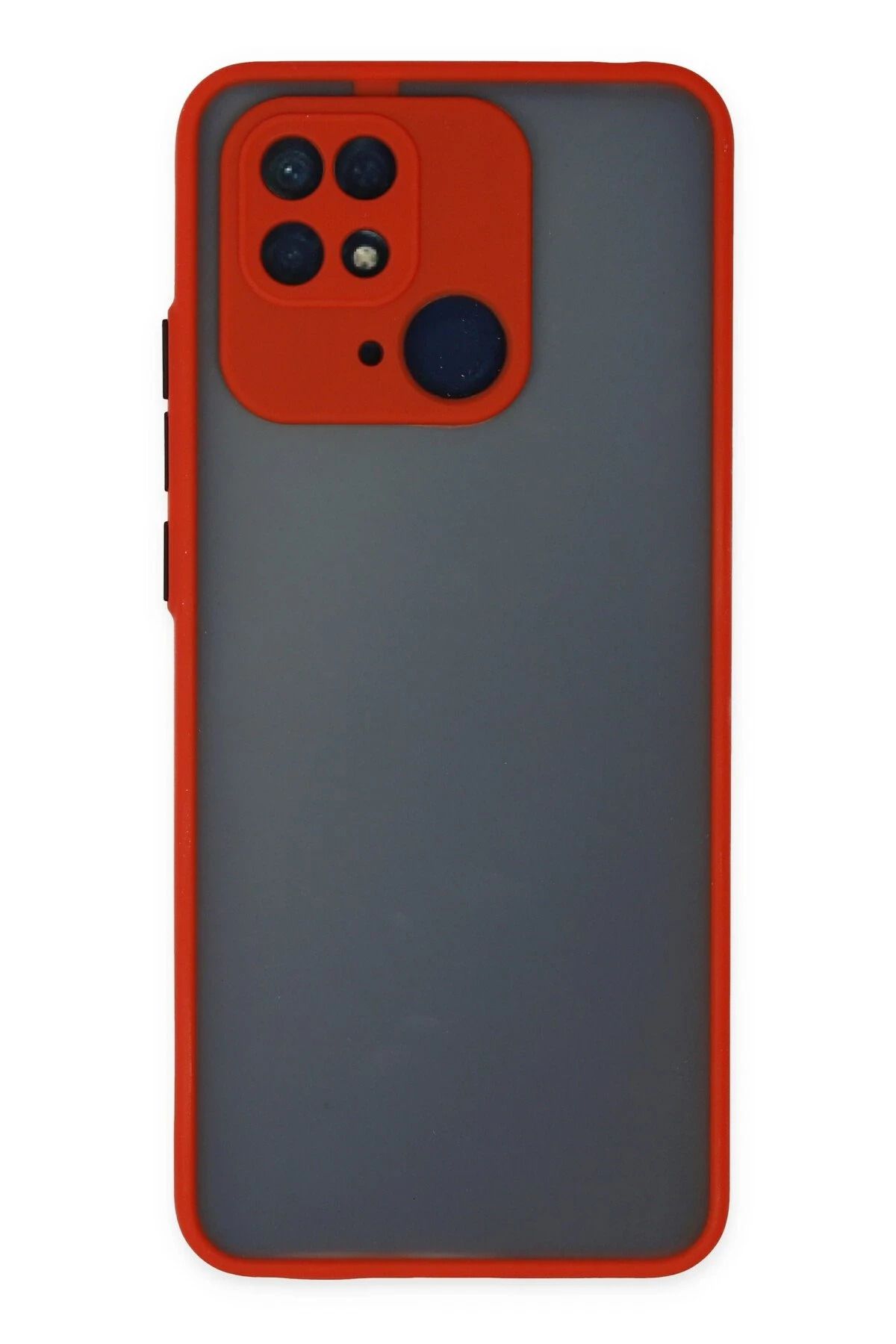 NewFace Xiaomi Redmi 10C Kılıf Montreal Silikon Kapak - Kırmızı FERRG