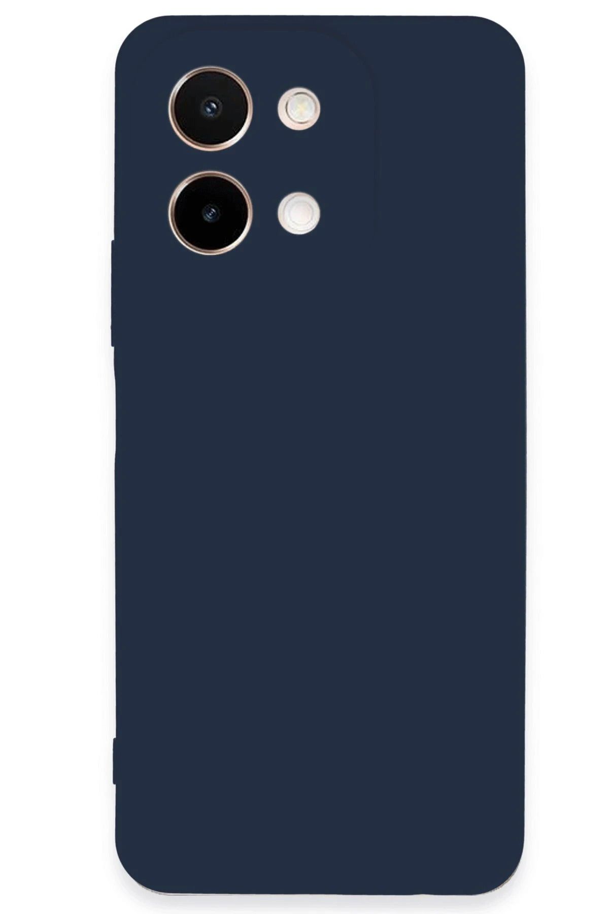 NewFace Vivo Y28 Kılıf First Silikon - Lacivert INSLM
