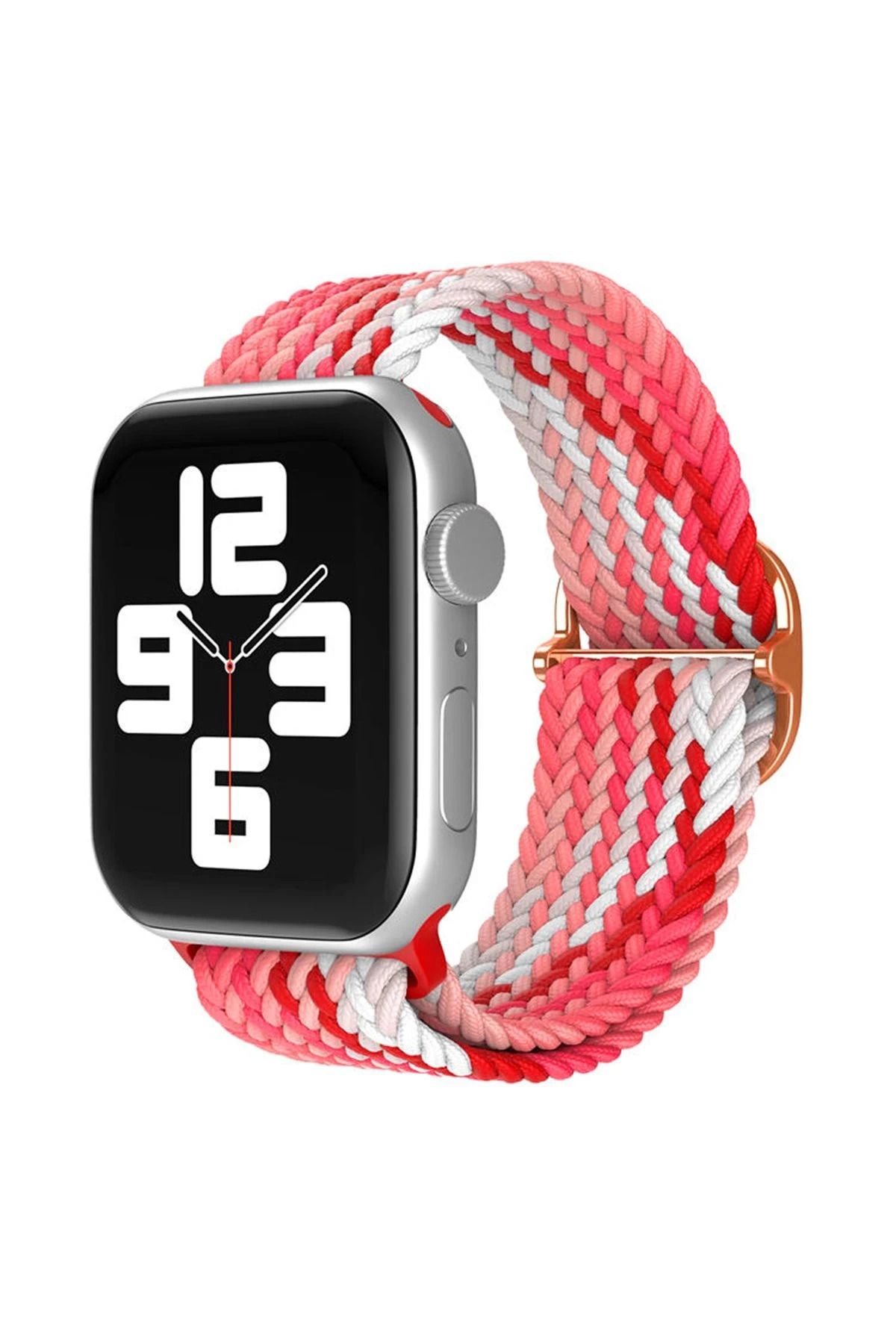 NewFace Apple Watch 42mm Star Kordon - Pembe-Kırmızı JOJUA