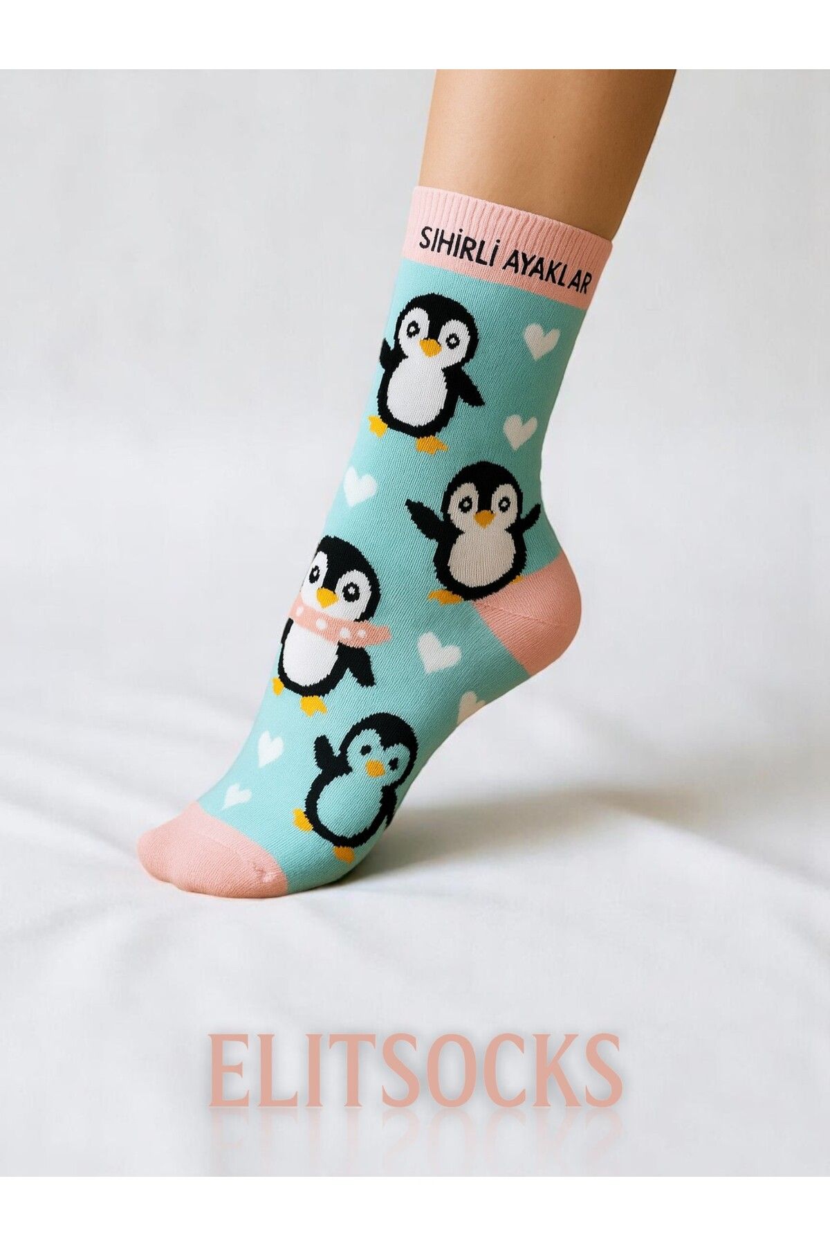 Koza Rengarenk Unisex Desenli Mis Kokulu Çorap