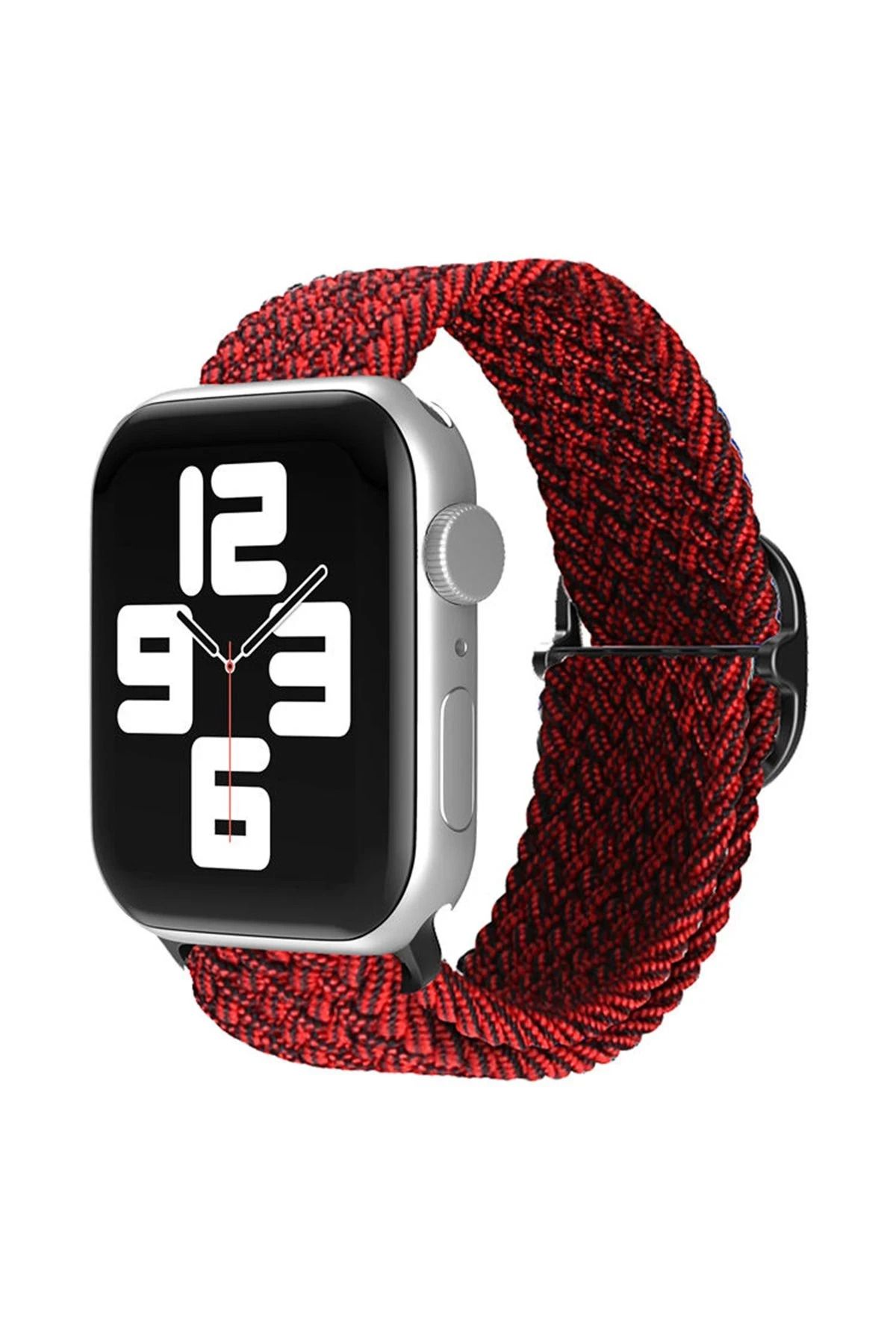 NewFace Apple Watch 38mm Star Kordon - Siyah-Bordo INSLM