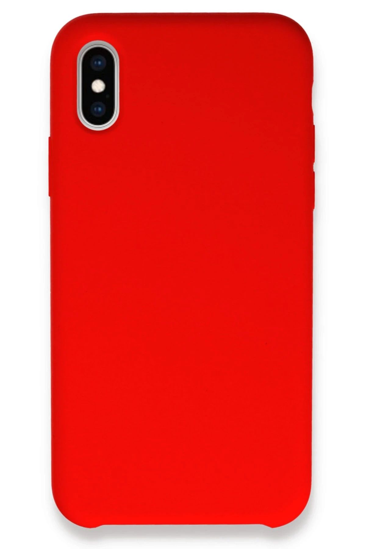 NewFace iPhone XS Max Kılıf Lansman Legant Silikon - Kırmızı YNSMR