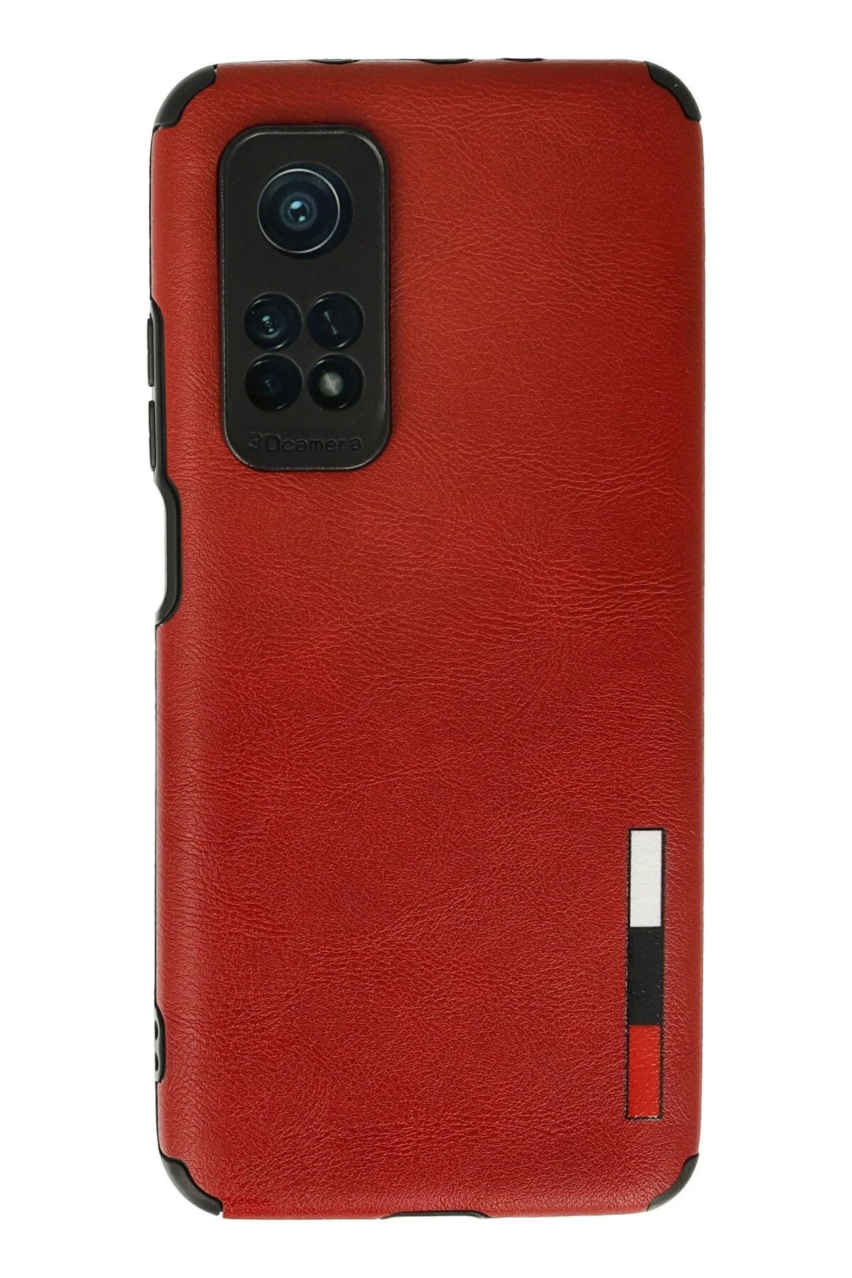 NewFace Xiaomi Mi 10T Kılıf Loop Deri Silikon - Kırmızı JOJUA